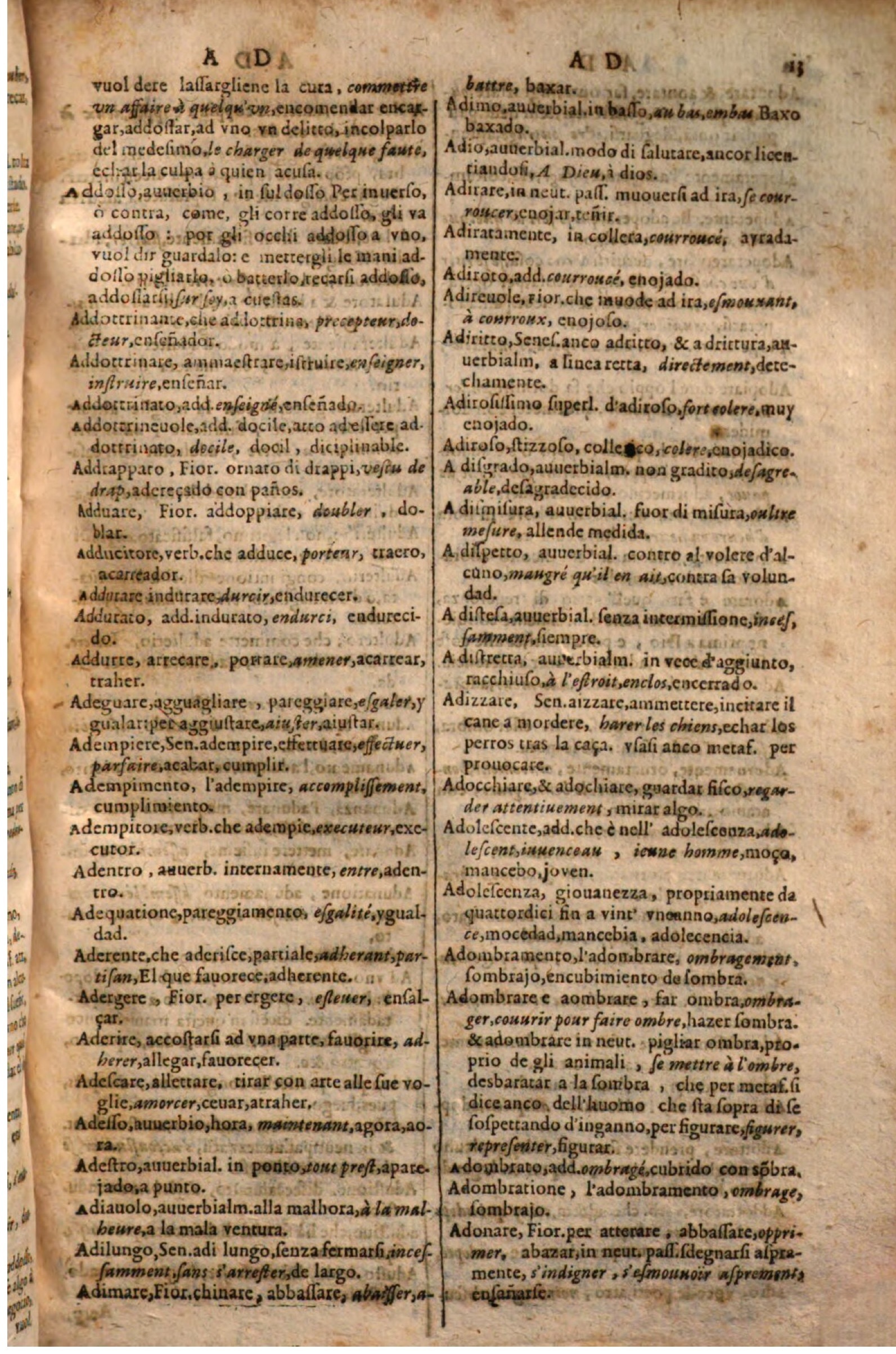 1644 - Jacques Crespin - Trésor des trois langues - Passau 1644 - Jacques Crespin - Trésor des trois langues - Passau