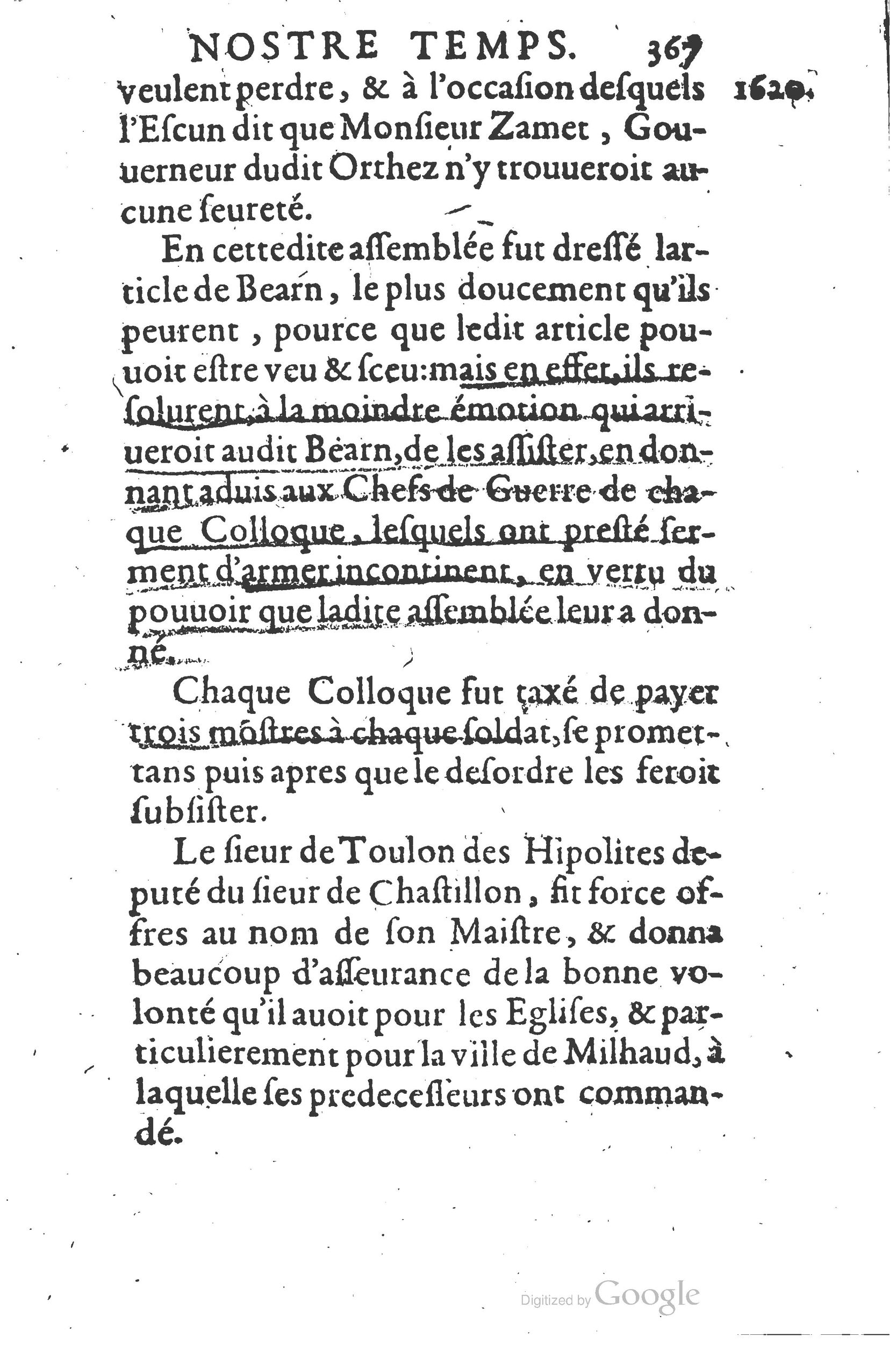 1626 - Joseph Bouillerot - Trésor de l’histoire générale de notre temps - BSB Munich