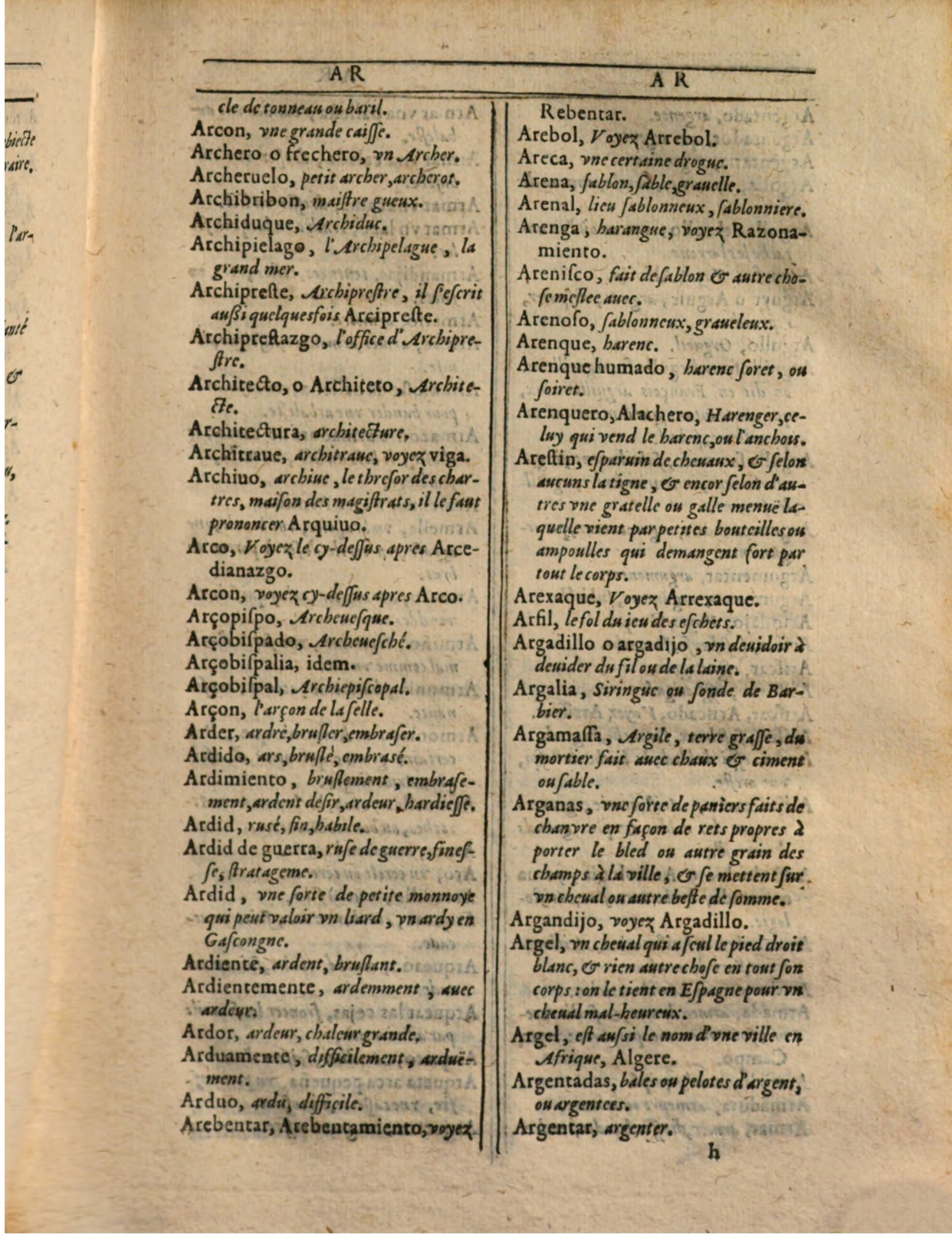 1607 - Marc Orry - Trésor des deux langues espagnole et française (Première partie) - BSB Munich 1607 - Marc Orry - Trésor des deux langues espagnole et française (Première partie) - BSB Munich