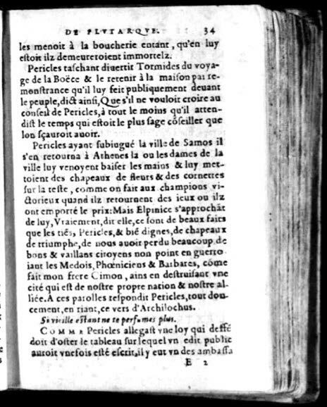 1574 - Benoît Rigaud - Trésor des vies de Plutarque - Avignon