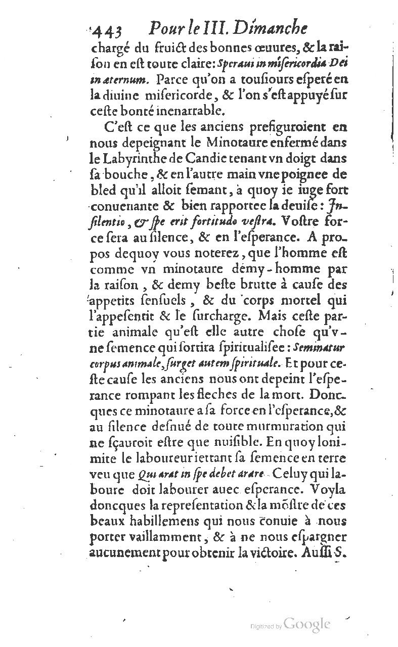 1607 - Nicolas Du Fossé - Trésor quadragésimal - T 01 - BM Lyon