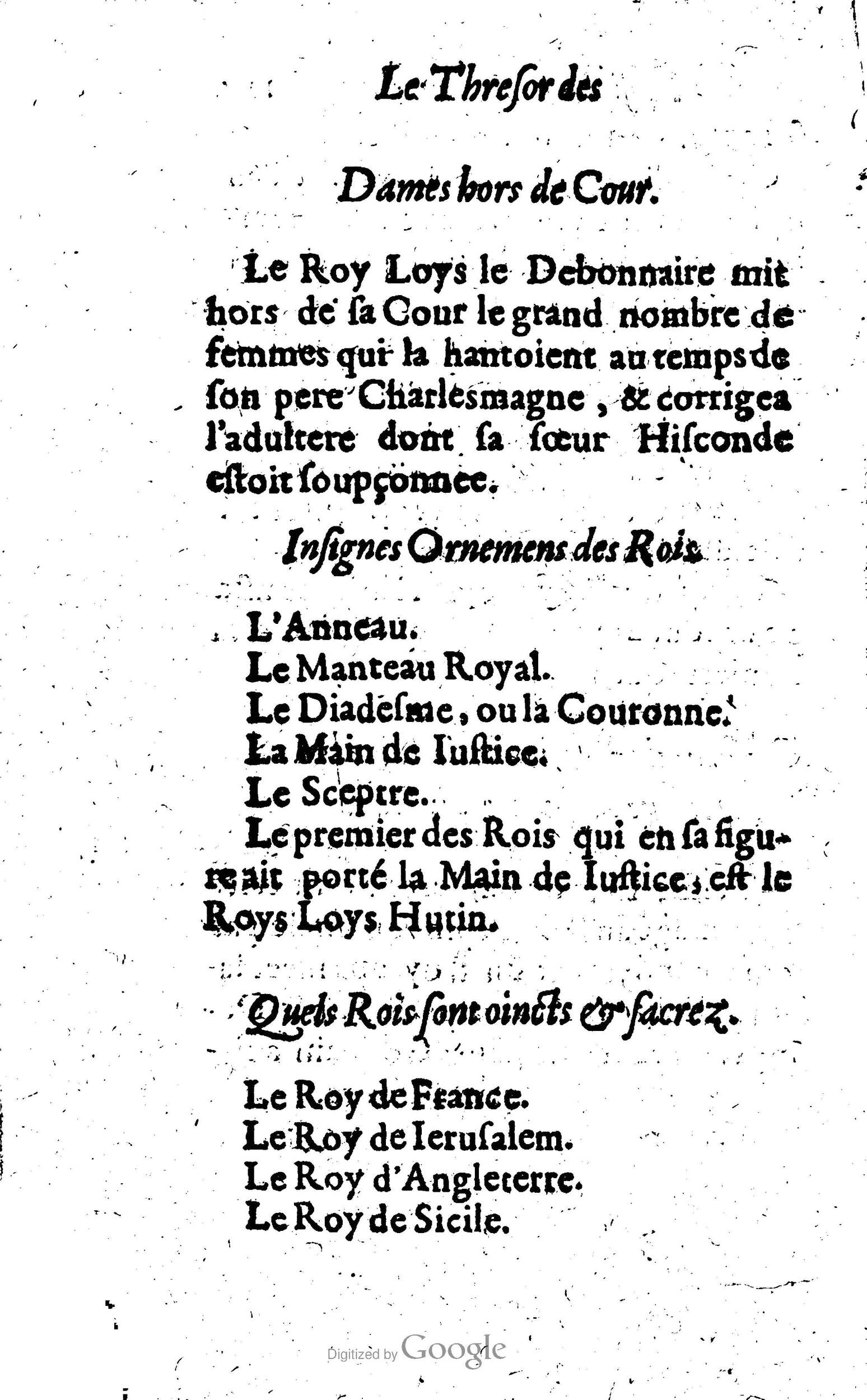 1619 - Jean Corrozet - Trésor des histoires de France - Anvers Musée Plantin-Moretus