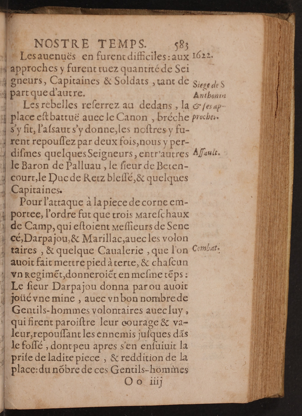 1626 - Joseph Bouillerot - Trésor de l’histoire générale de notre temps - BnF Arsenal