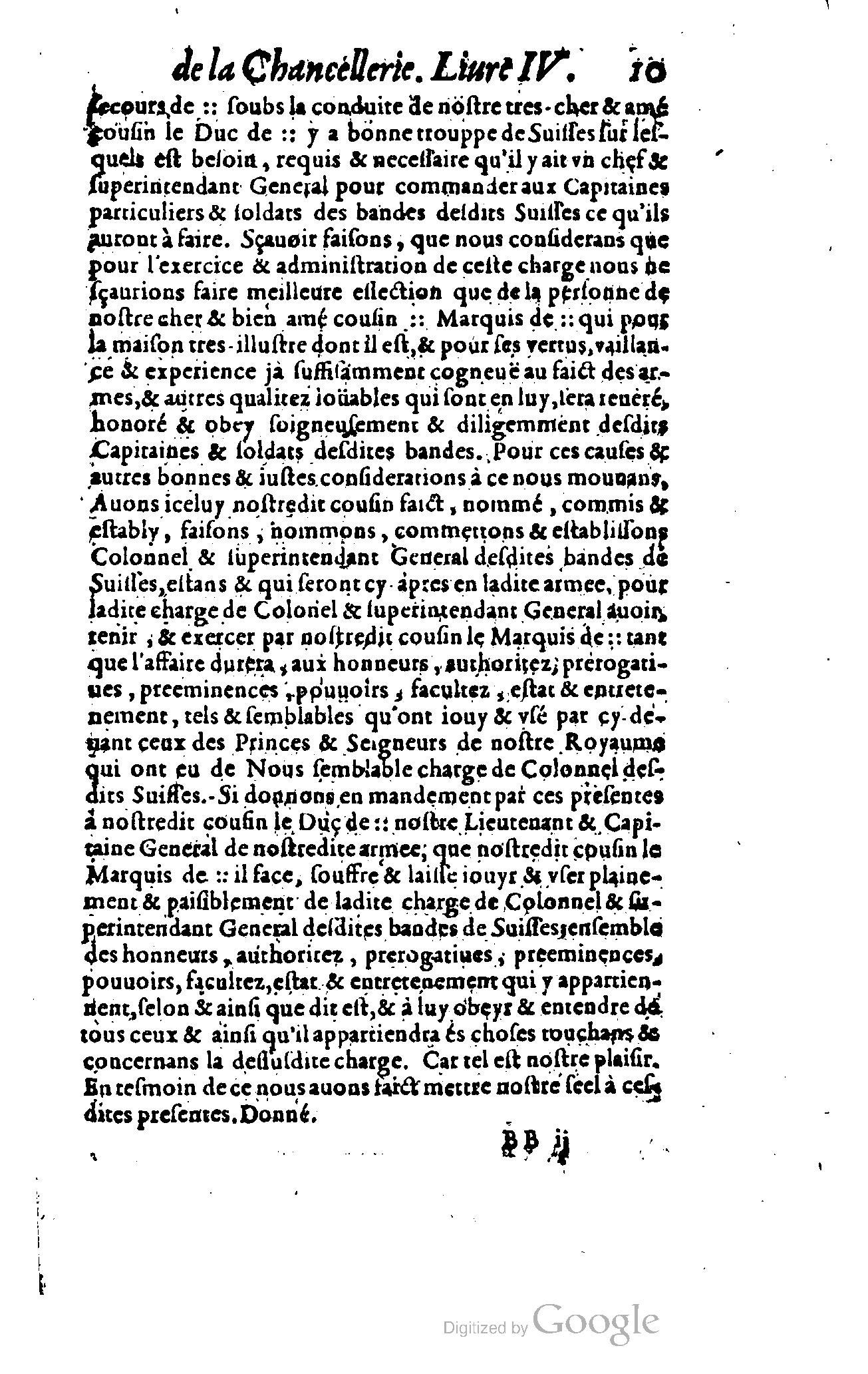 1614 - Jean Richer - Trésor du nouveau style et protocole de la chancellerie de France - BSB Munich