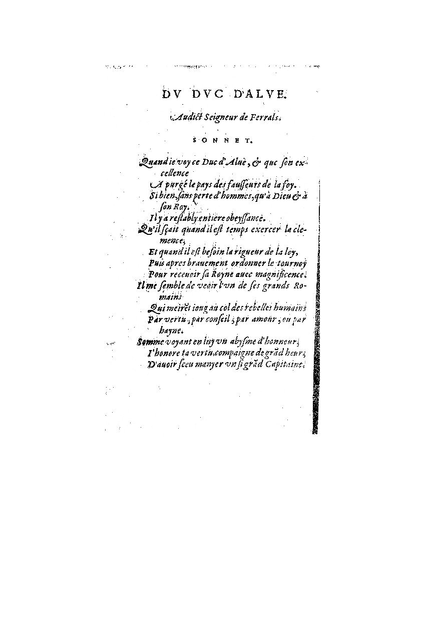 1572 - Nicolas Du Chemin - Finances et Trésor de la plume française - BM Lyon