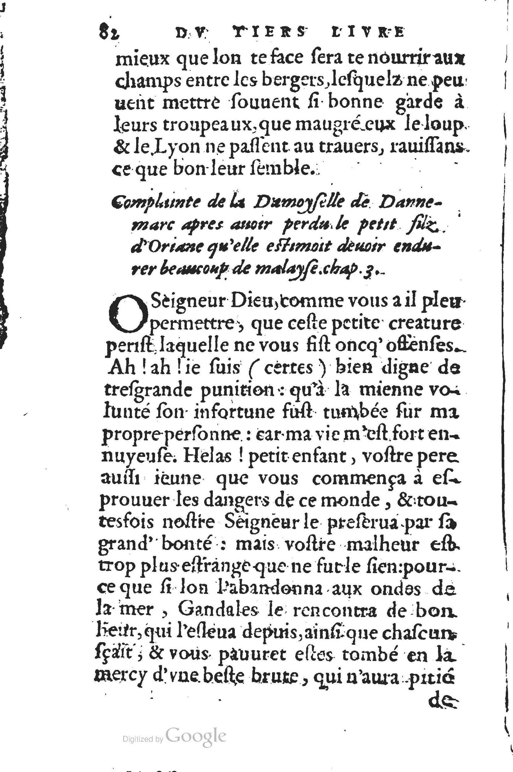 1560 - Jean d’Ogerolles et Gabriel Cotier Lyon - Trésor des Amadis - BSB Munich