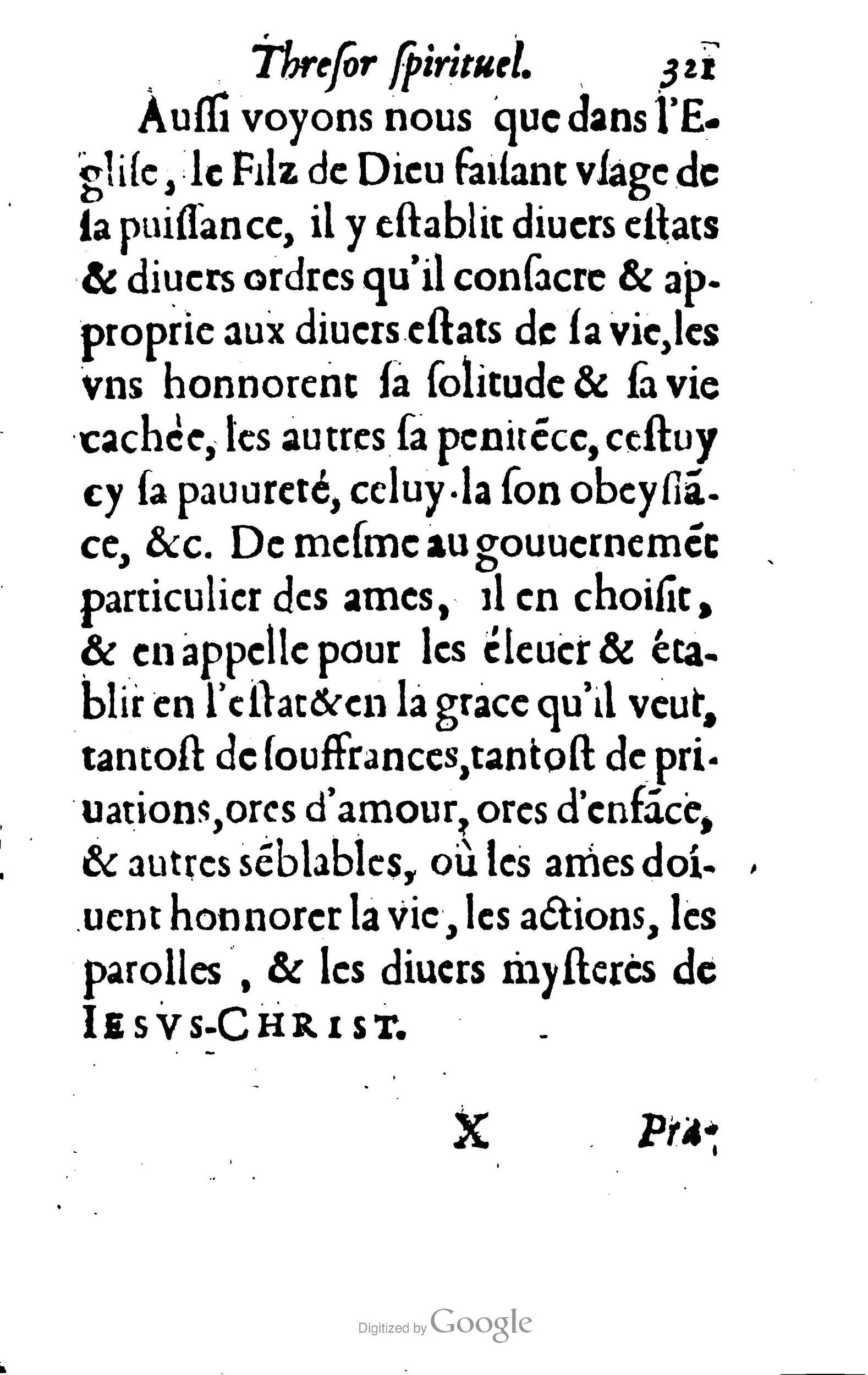 1633 - François Waudré - Trésor spirituel contenant les excellences du christianisme - BM Lyon