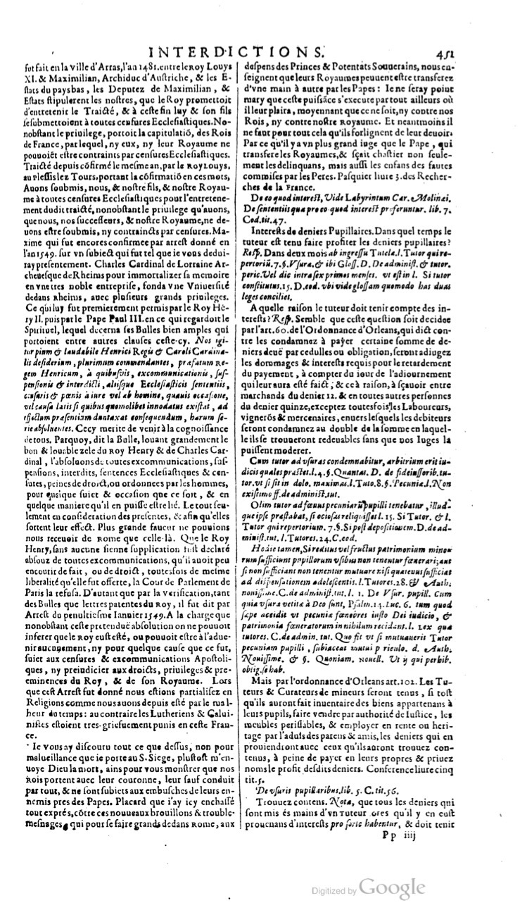 1629 - Veuve Nicolas Buon - Trésor du droit français (21754 T. 2) - BM Lyon
