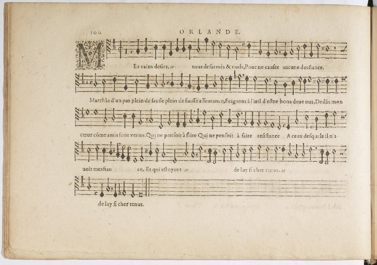 1594 - Paul Marceau - Trésor de musique d&#039;Orlande de Lassus, Superius, Bassus, Tenor, Quinta pars - BnF