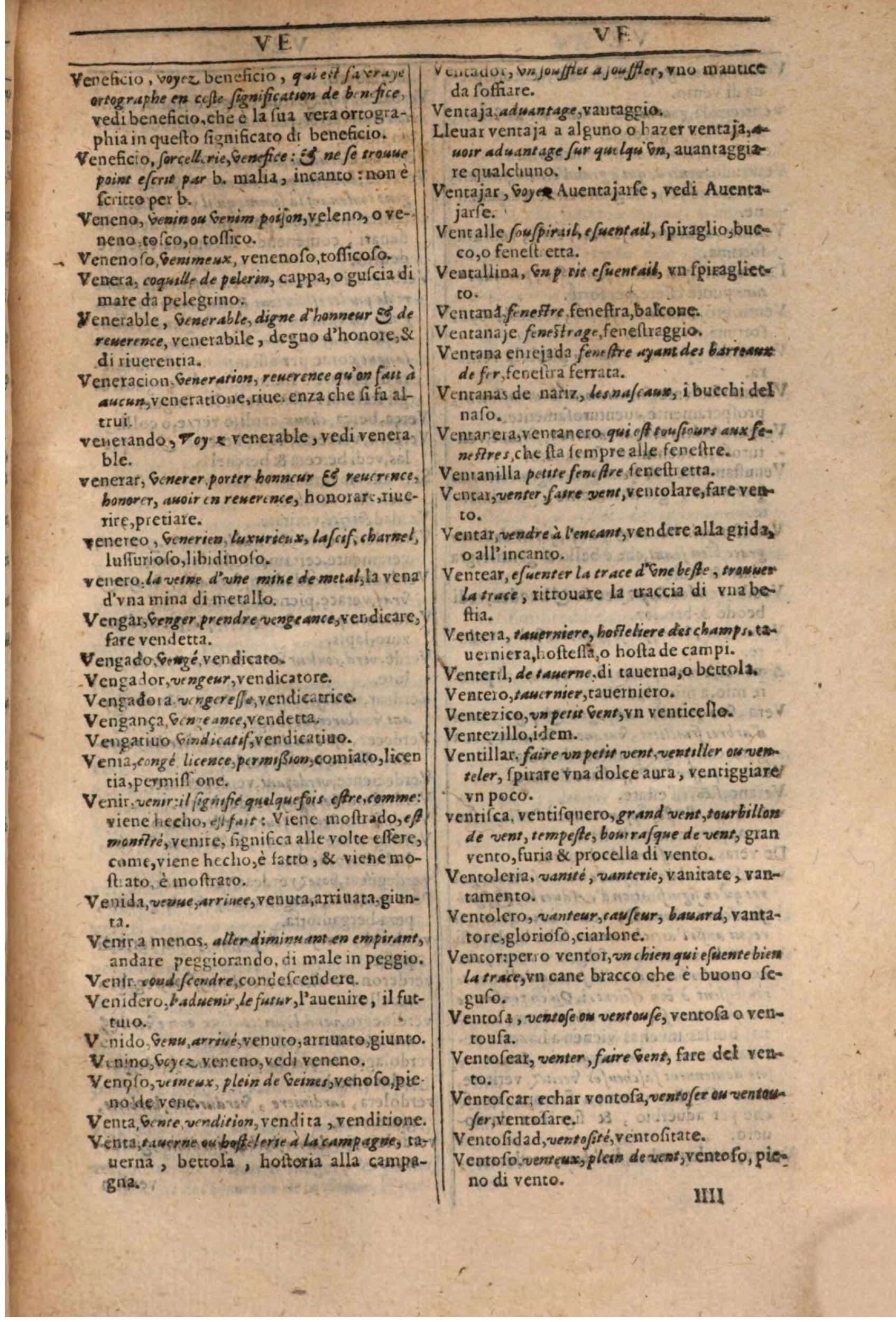 1609 - Philippe Albert et Alexandre Pernet - Trésor des trois langues française, italienne et espagnole (Première partie) - BSB Munich 1609 - Philippe Albert et Alexandre Pernet - Trésor des trois langues française, italienne et espagnole (Première partie) - BSB Munich