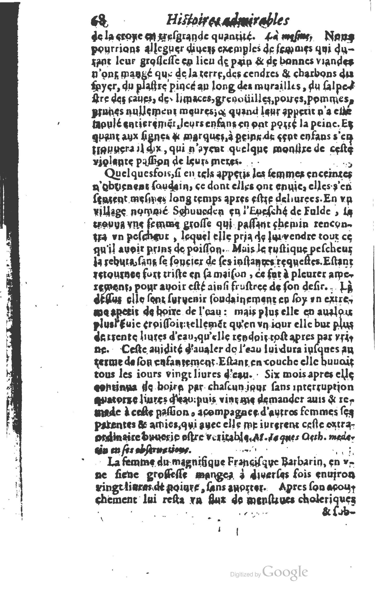 1610 - Paul Marceau - Trésor d’histoires admirables et mémorables - Princeton