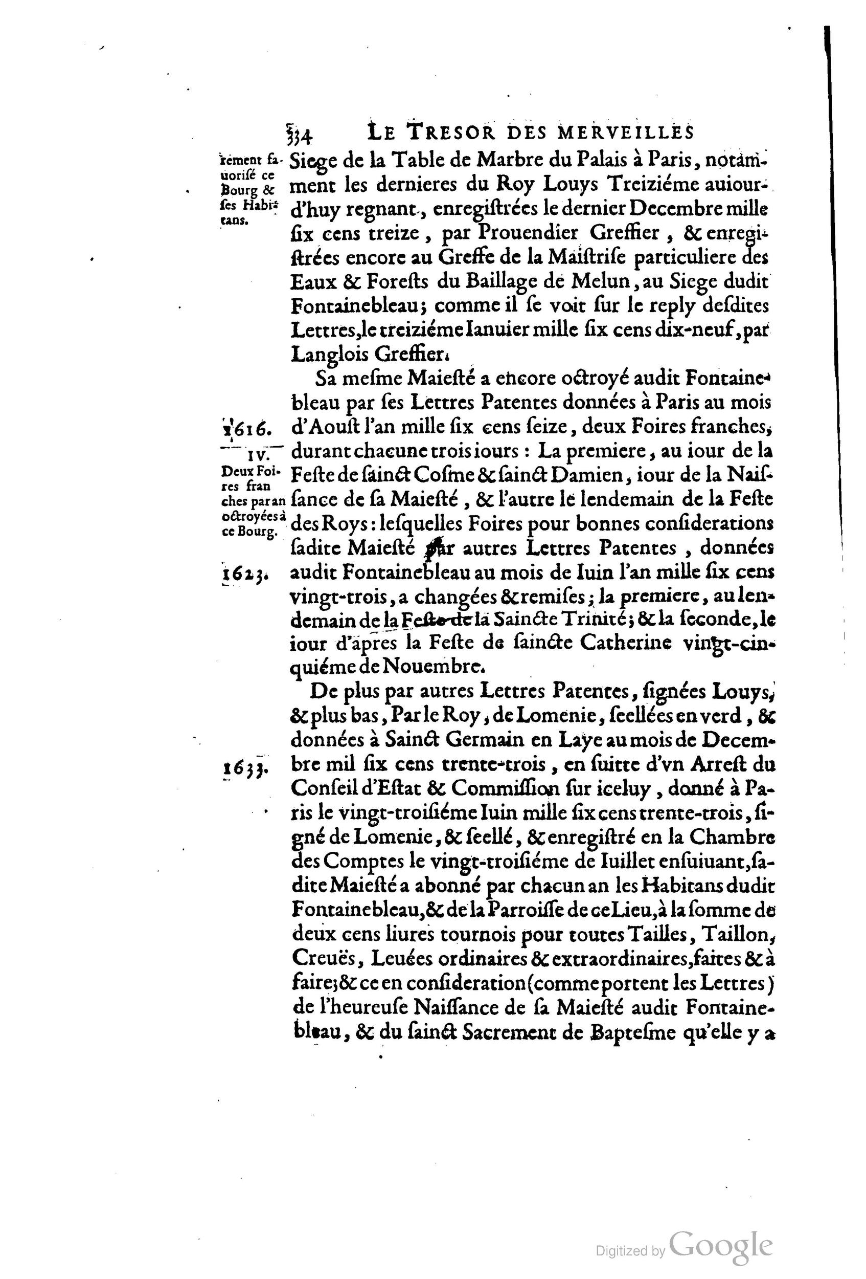1642 - Sébastien Cramoisy - Trésor des merveilles de la maison royale de Fontainebleau - BM Lyon 1642 - Sébastien Cramoisy - Trésor des merveilles de la maison royale de Fontainebleau - BM Lyon