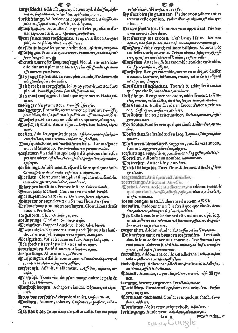 1573 - Christophe Plantin - Trésor du langage bas-allemand - BM Lyon 1573 - Christophe Plantin - Trésor du langage bas-allemand - BM Lyon