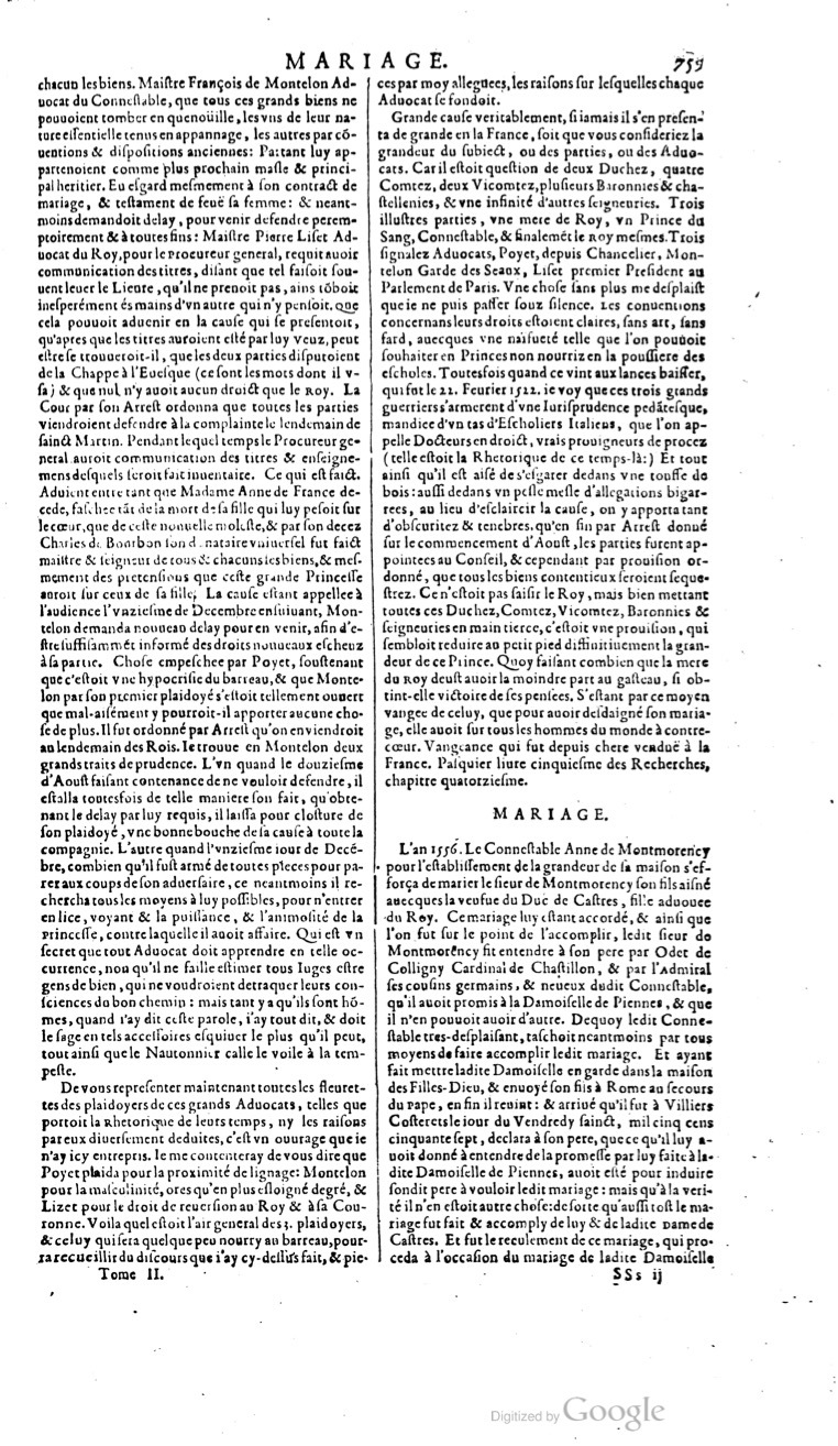 1629 - Veuve Nicolas Buon - Trésor du droit français (29620 T. 2) - BM Lyon
