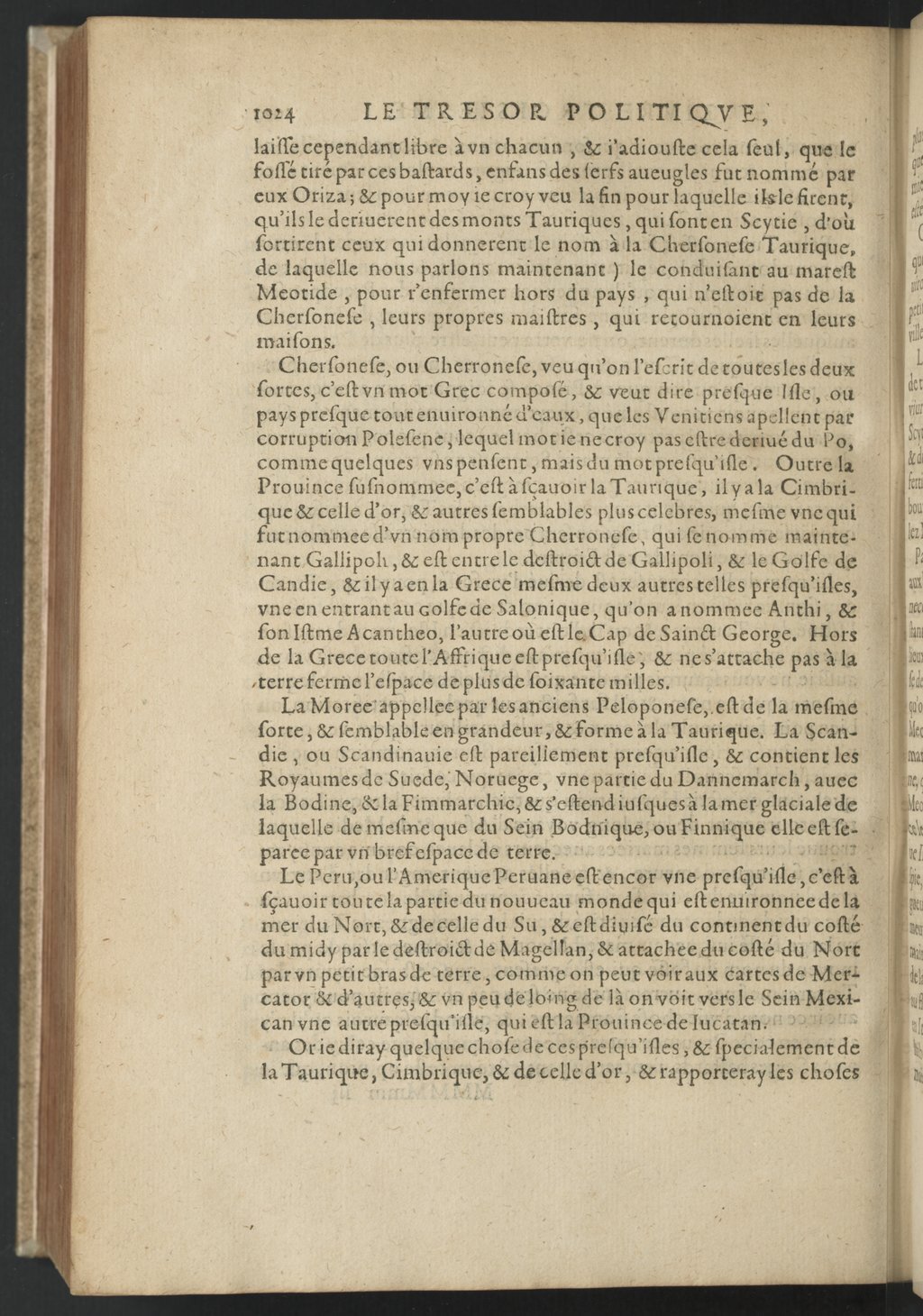 1608 - Nicolas Du Fossé - Trésor politique - BnF Tolbiac