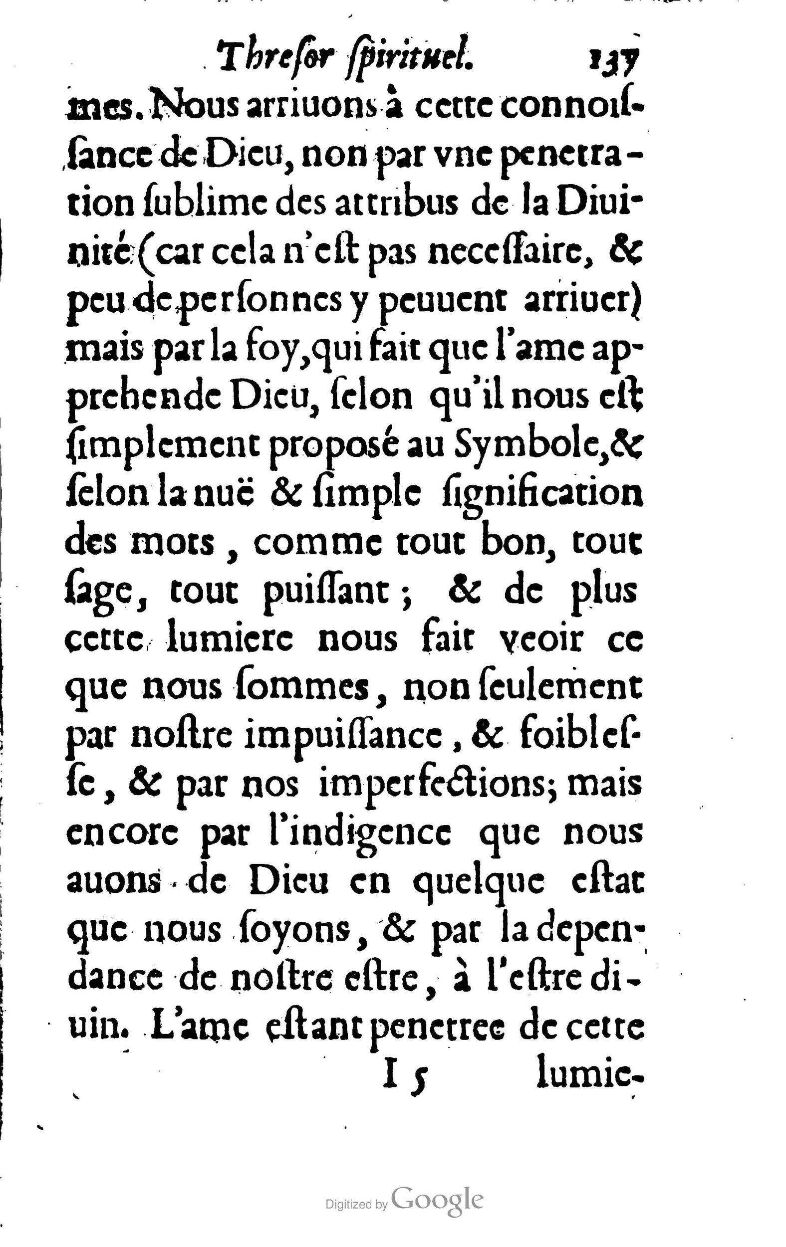 1633 - François Waudré - Trésor spirituel contenant les excellences du christianisme - BM Lyon