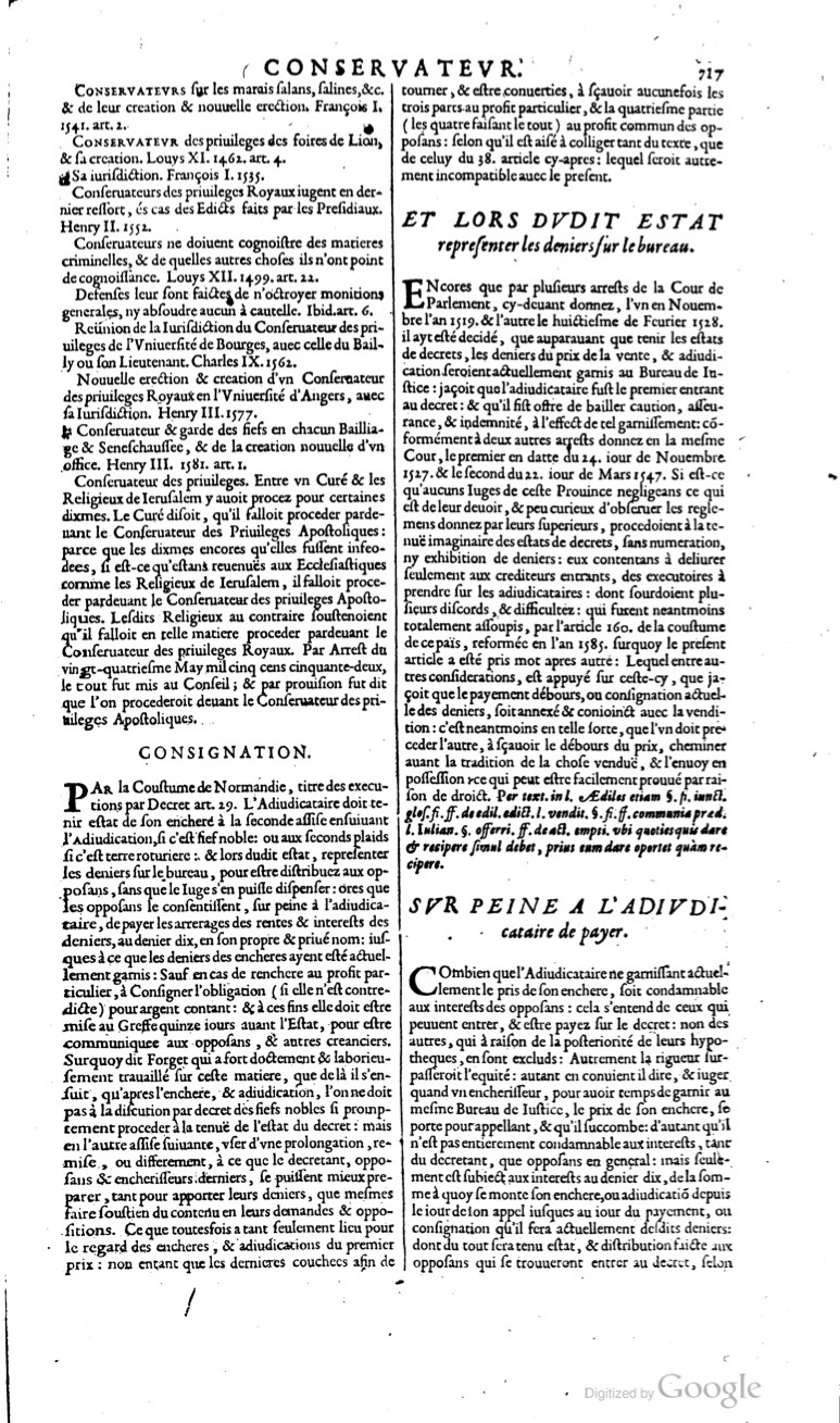1629 - Veuve Nicolas Buon - Trésor du droit français (29620 T. 1) - BM Lyon 1629 - Veuve Nicolas Buon - Trésor du droit français (29620 T. 1) - BM Lyon