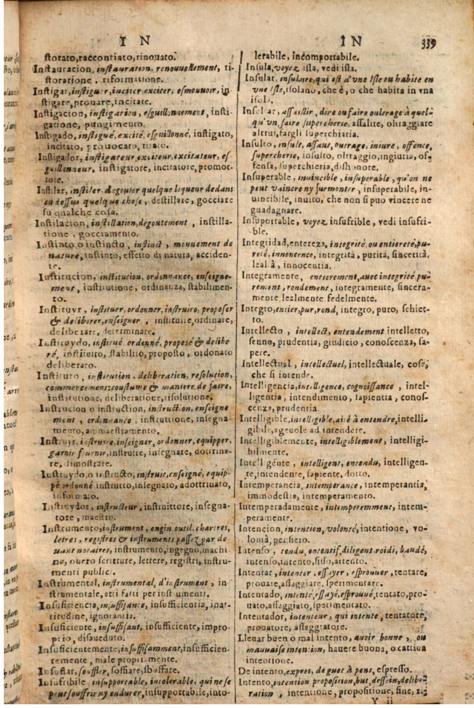 1644 - Jacques Crespin - Trésor des trois langues - Passau