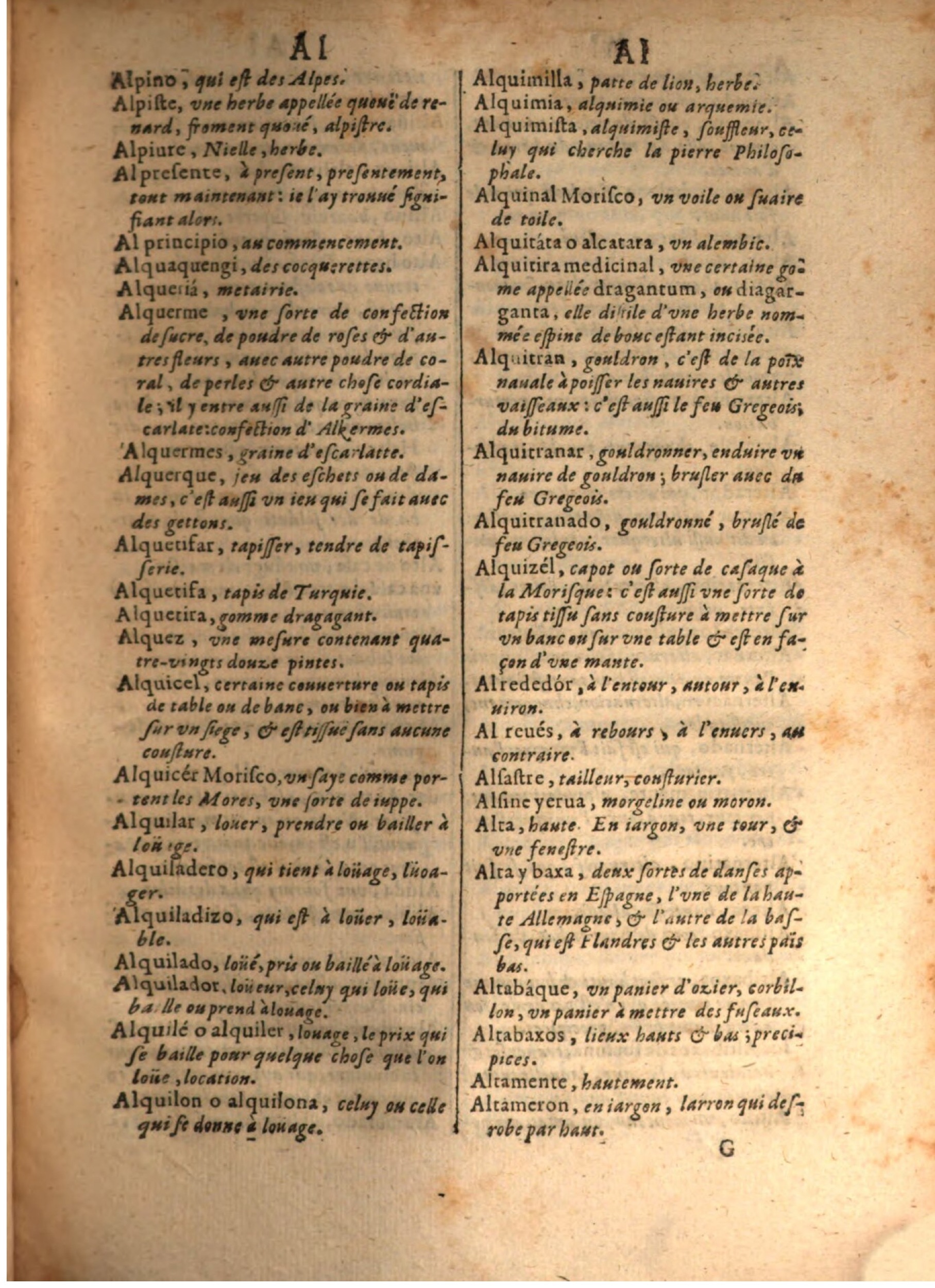 1645 - A. de Sommaville et A. Courbé - Trésor des deux langues espagnole et française - BSB Munich 1645 - A. de Sommaville et A. Courbé - Trésor des deux langues espagnole et française - BSB Munich