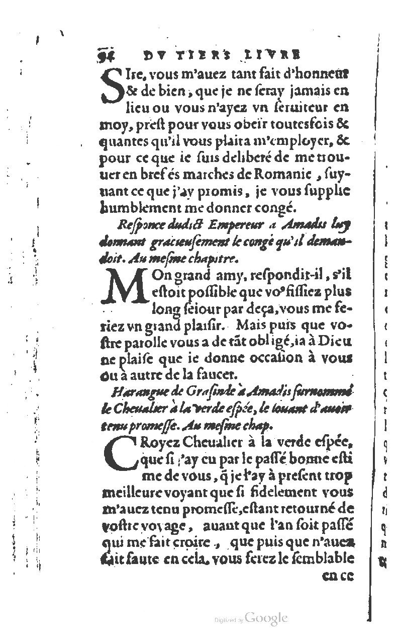 1572 - Jan van Waesberghe - Trésor des Amadis - BNC Rome