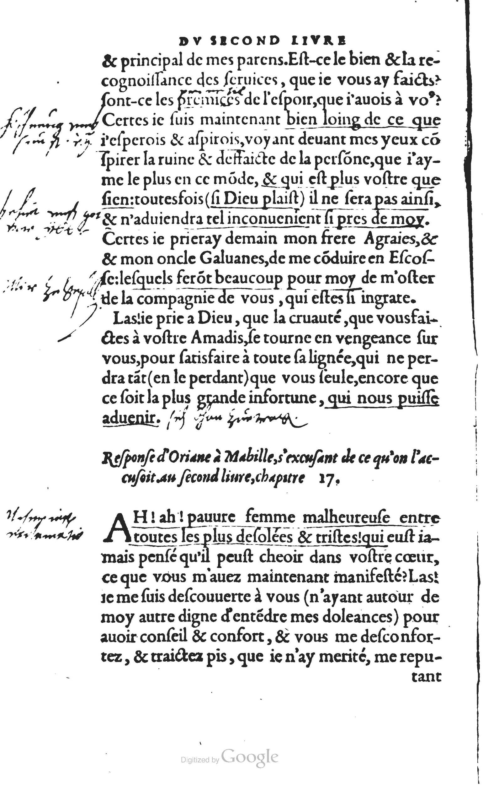 1560 - Vincent Sertenas et Gilles Robinot - Trésor des Amadis - British Library