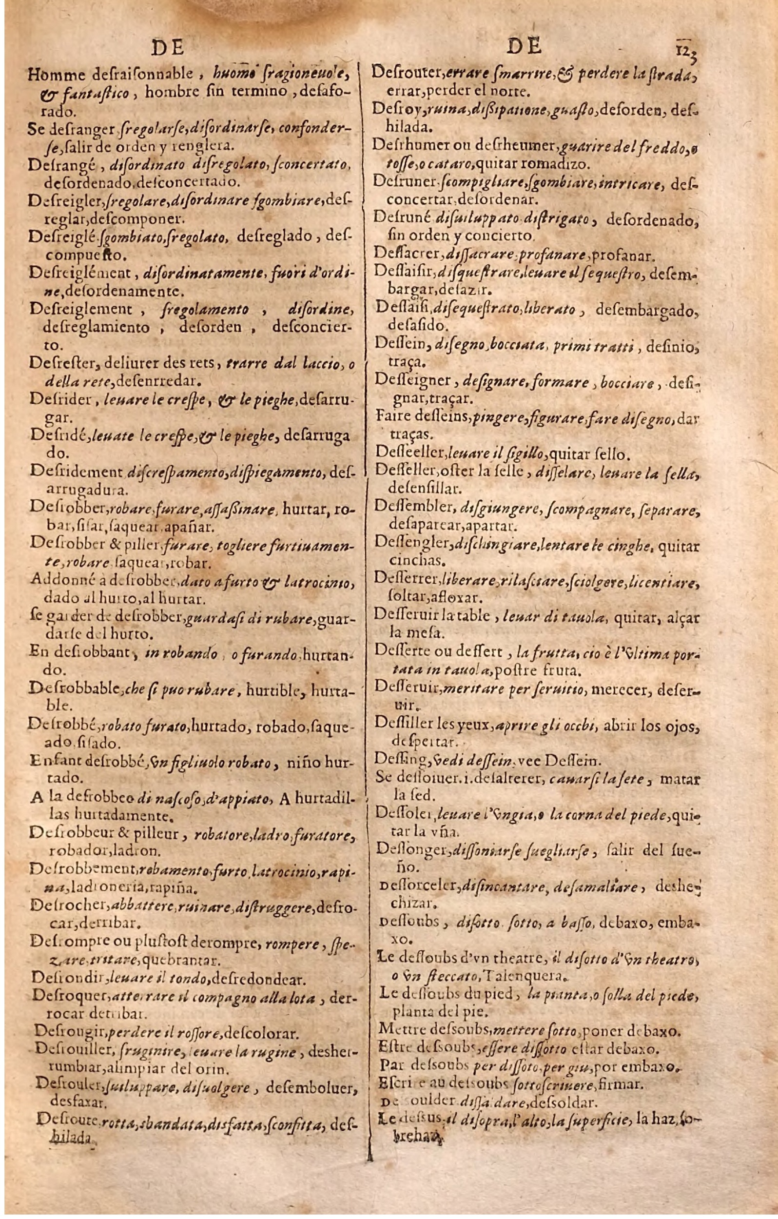 1627 - Jacques Crespin - Trésor des trois langues (Seconde partie) - Regensburg