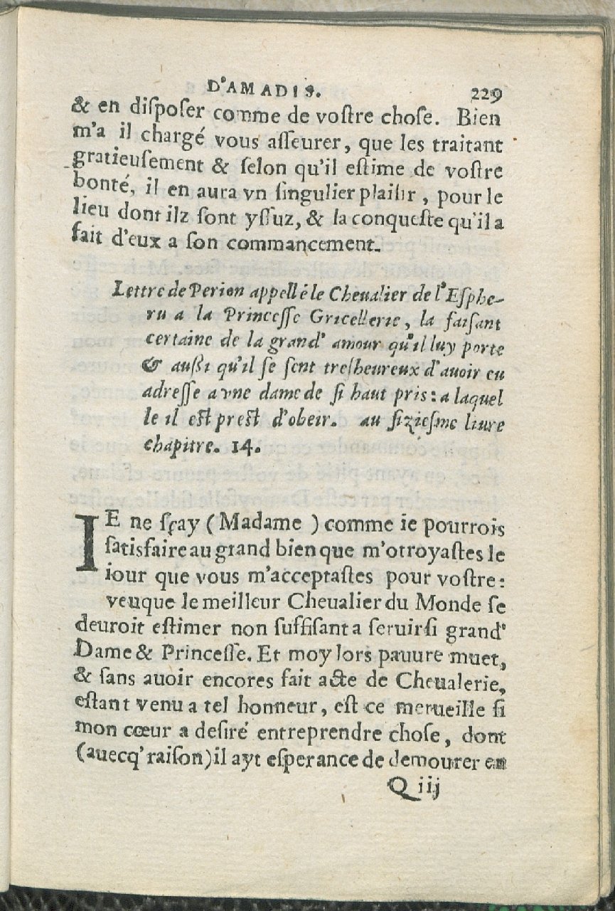 1559 - Pierre Regnard - Trésor des Amadis - Det KLG Copenhague