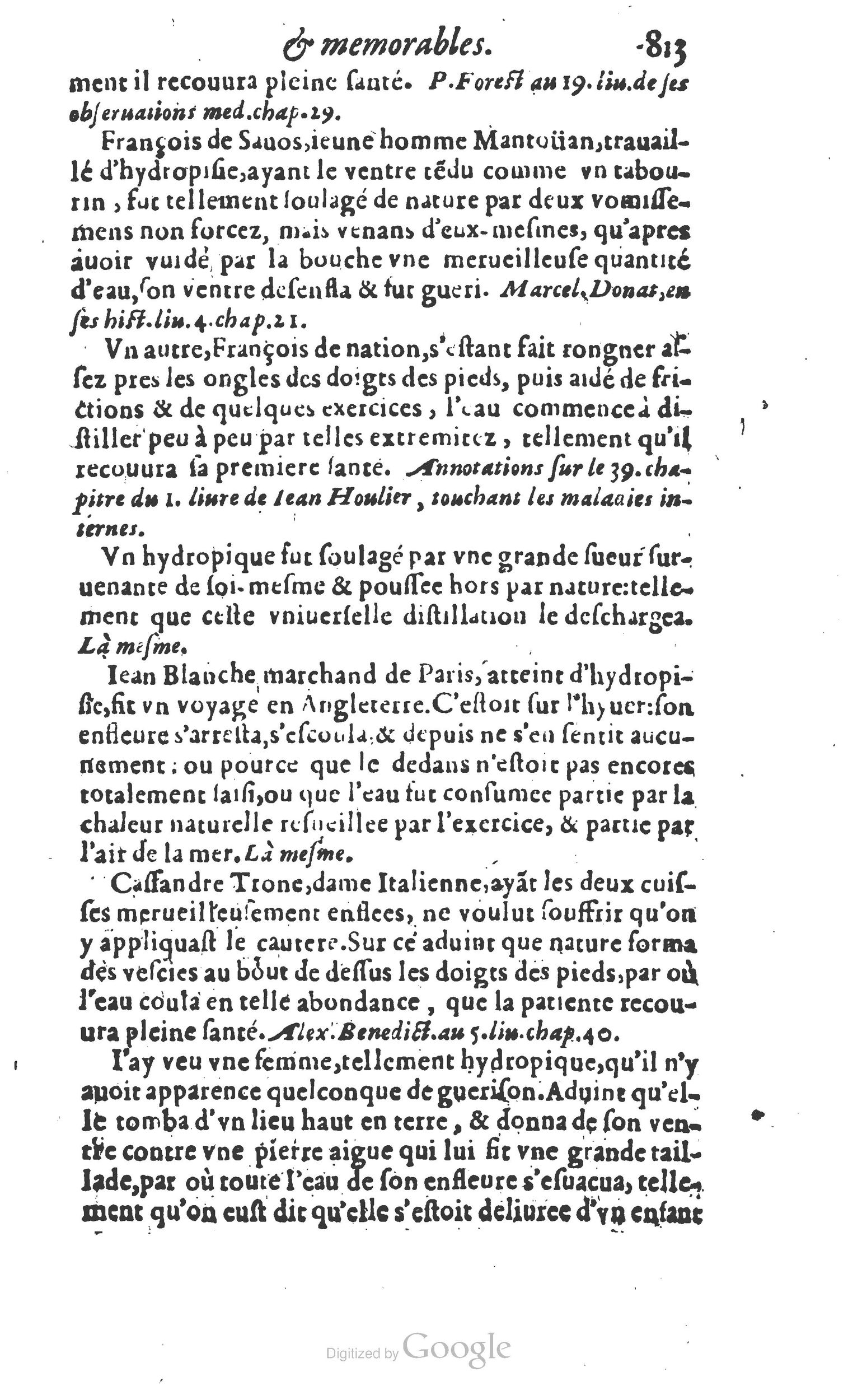 1610 - Paul Marceau - Trésor d’histoires admirables et mémorables - Princeton