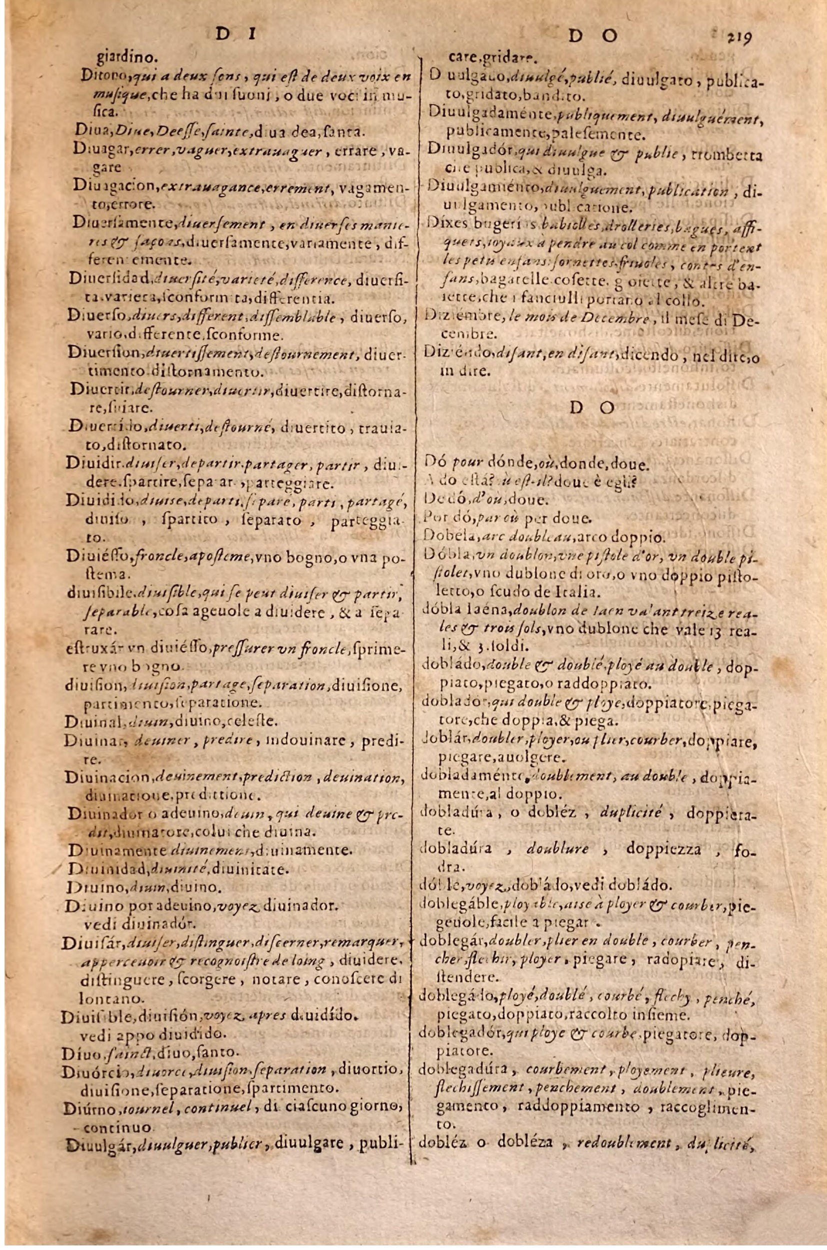 1627 - Jacques Crespin - Trésor des trois langues - Regensburg