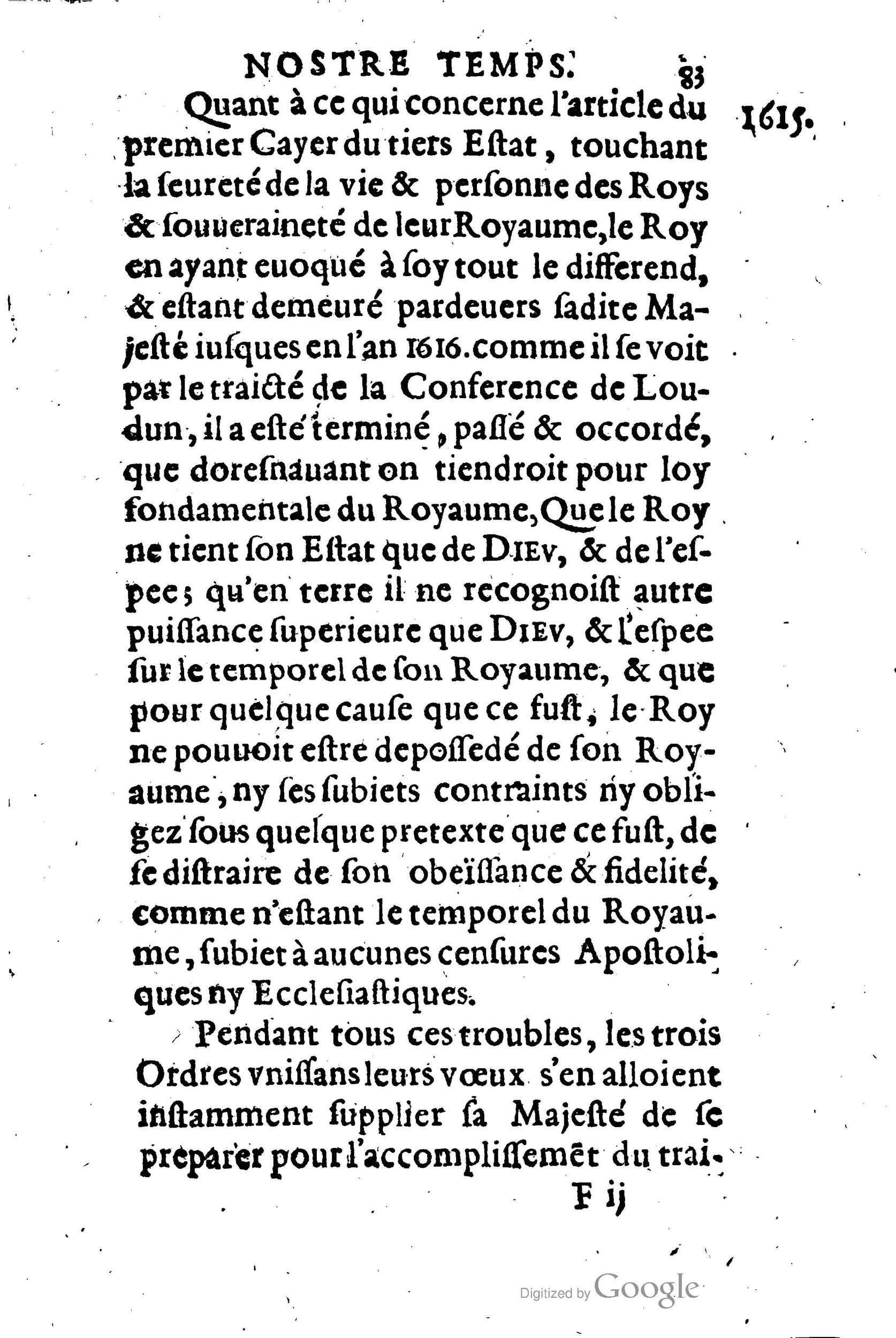 1623 - Joseph Bouillerot - Trésor de l’histoire générale de notre temps - BM Lyon 1623 - Joseph Bouillerot - Trésor de l’histoire générale de notre temps - BM Lyon