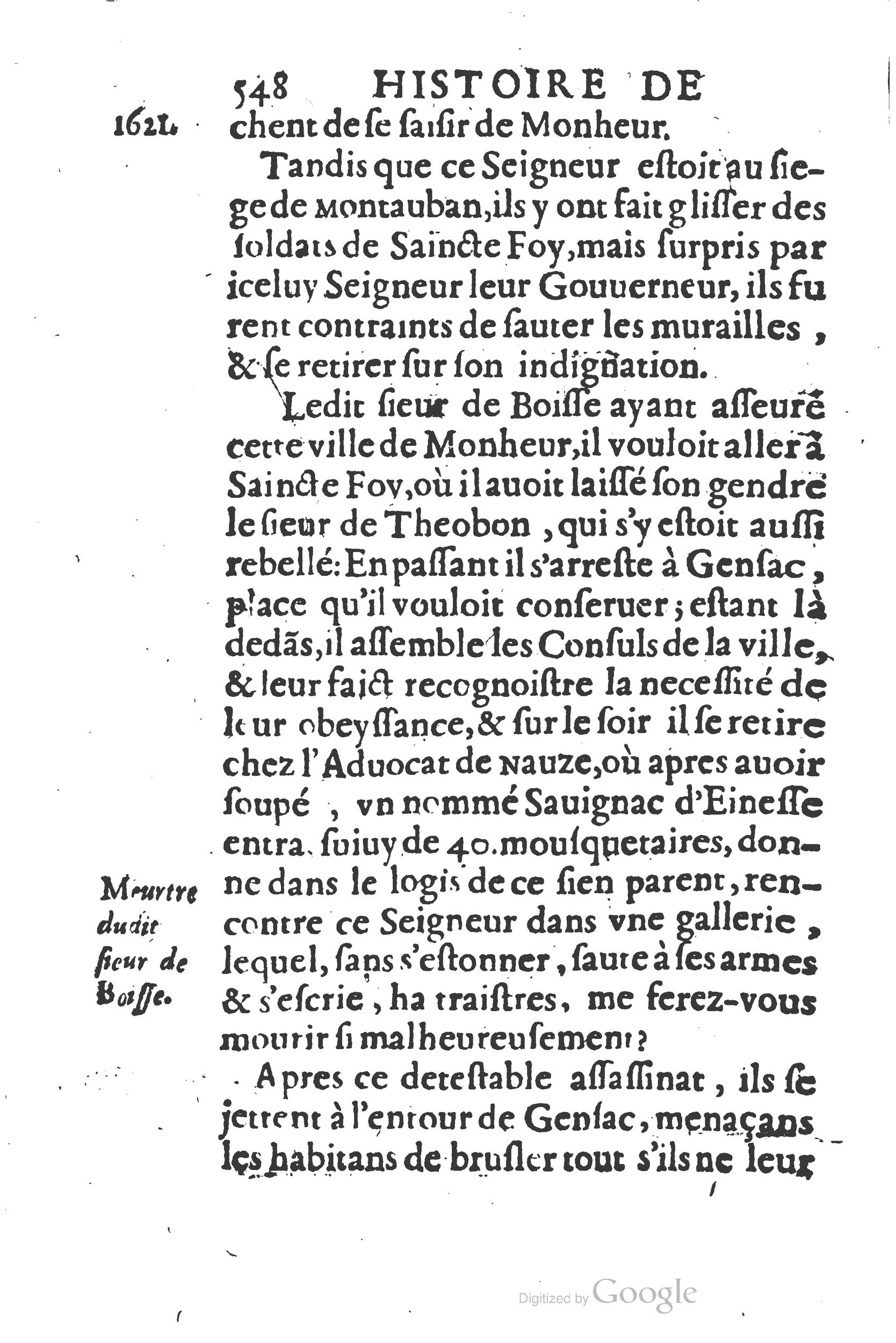 1626 - Joseph Bouillerot - Trésor de l’histoire générale de notre temps - BSB Munich