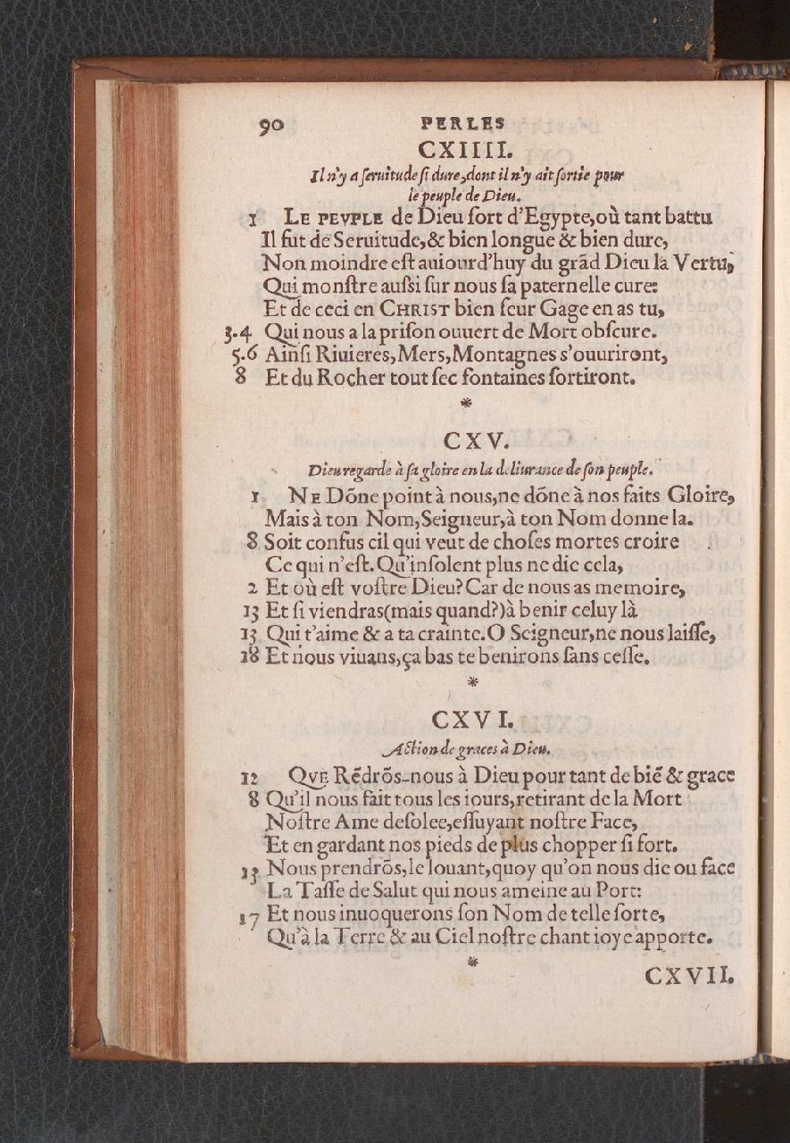 1577 - Jean de Laon - Trésor des 150 psaumes de David - Genève