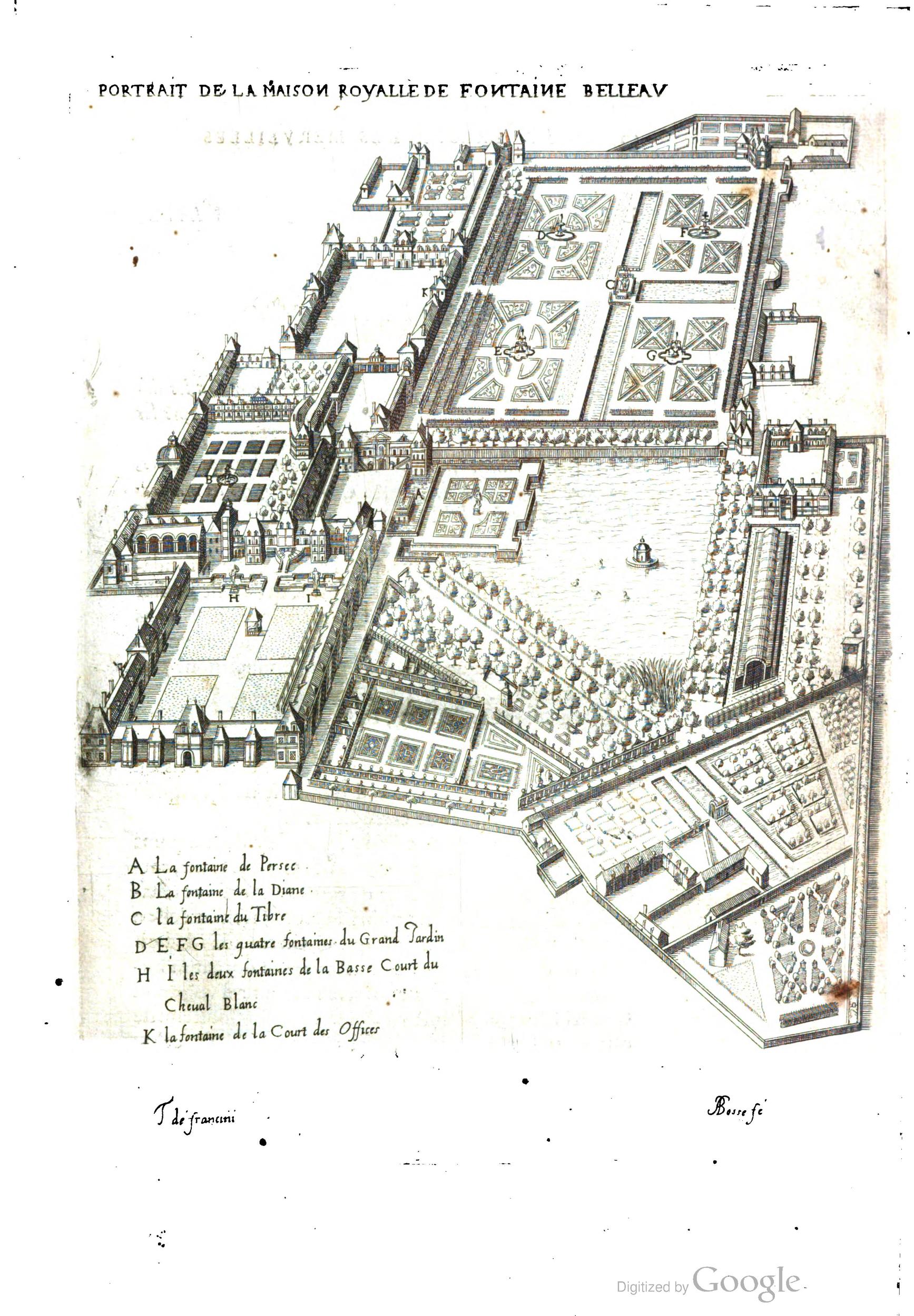 1642 - Sébastien Cramoisy - Trésor des merveilles de la maison royale de Fontainebleau - BM Lyon 1642 - Sébastien Cramoisy - Trésor des merveilles de la maison royale de Fontainebleau - BM Lyon
