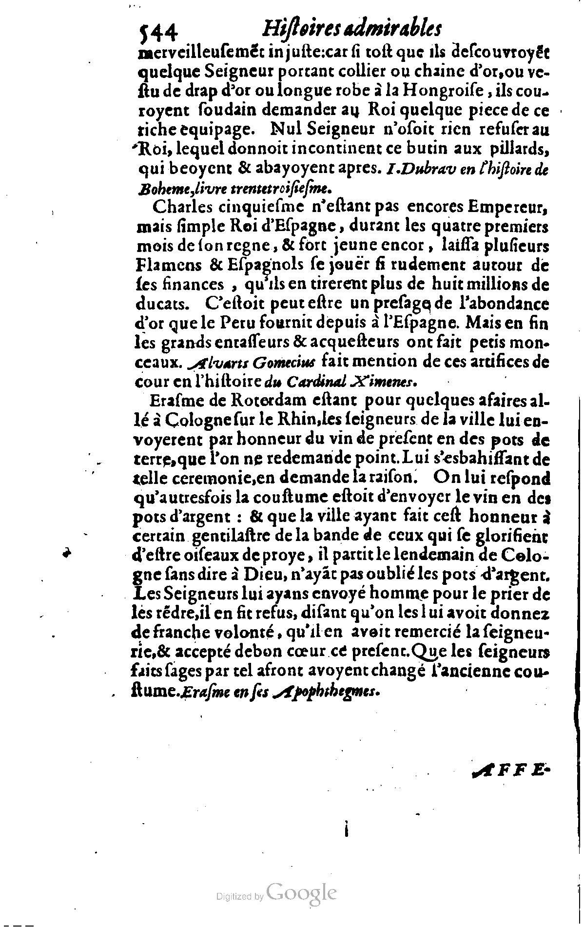 1628 - Jacques Crespin - Trésor d’histoires admirables et mémorables - BSB Munich 1628 - Jacques Crespin - Trésor d’histoires admirables et mémorables - BSB Munich