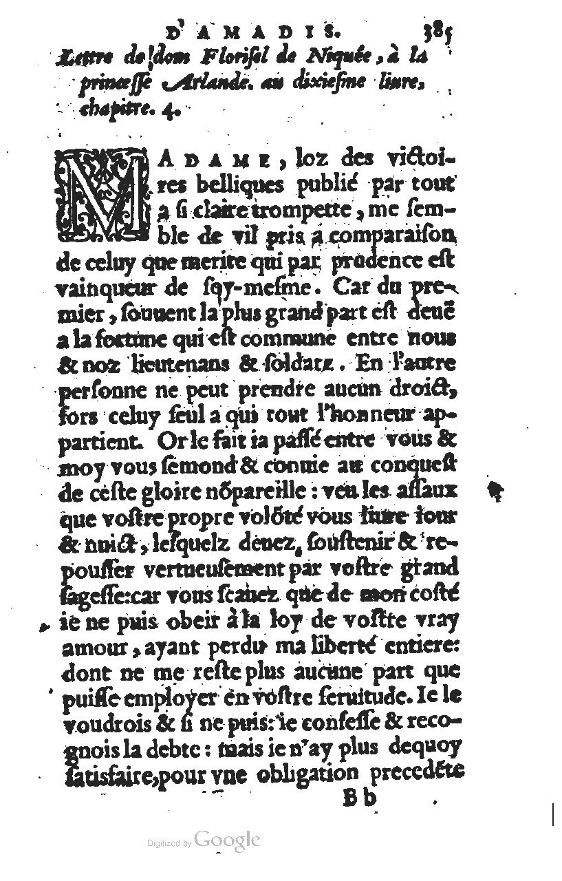 1567 - Jean Pygot - Trésor des Amadis - BM Lyon 1567 - Jean Pygot - Trésor des Amadis - BM Lyon