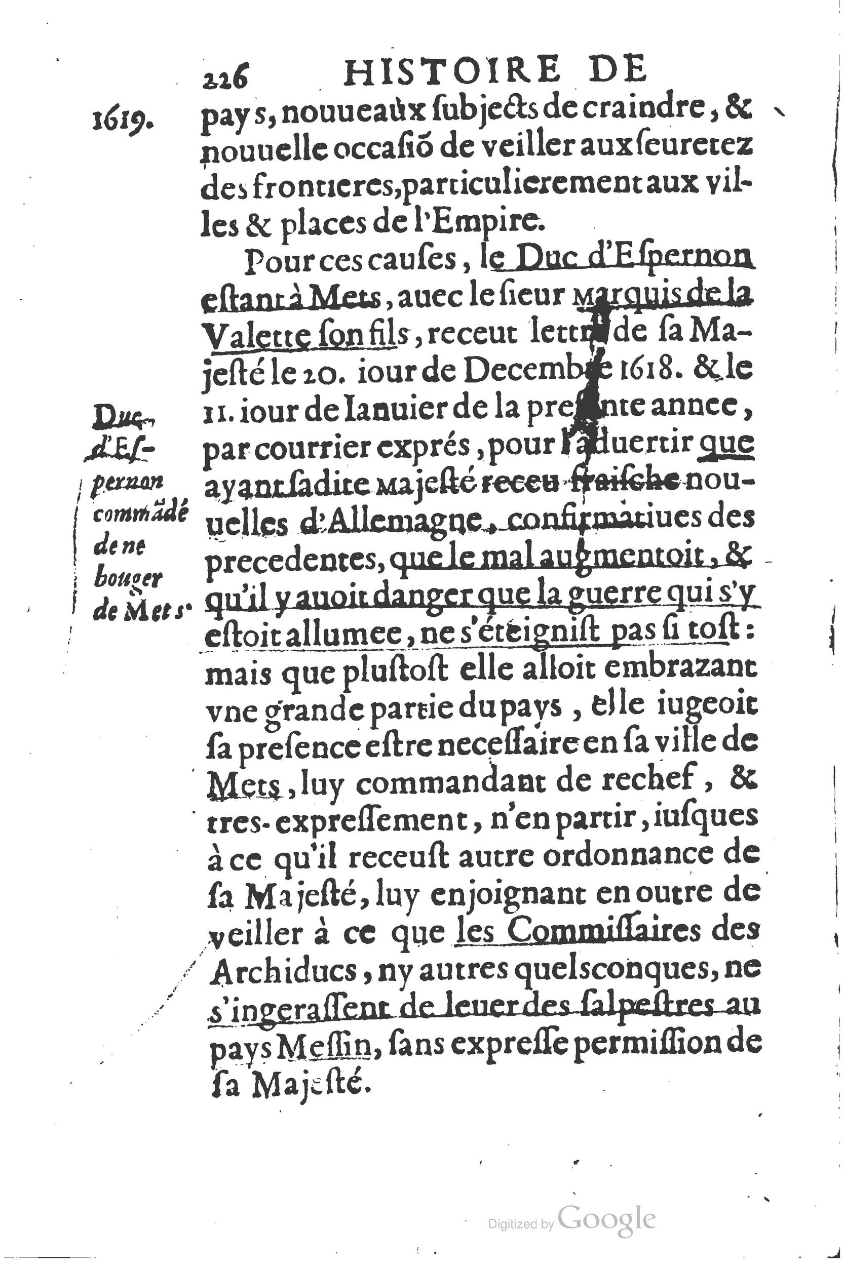 1626 - Joseph Bouillerot - Trésor de l’histoire générale de notre temps - BSB Munich
