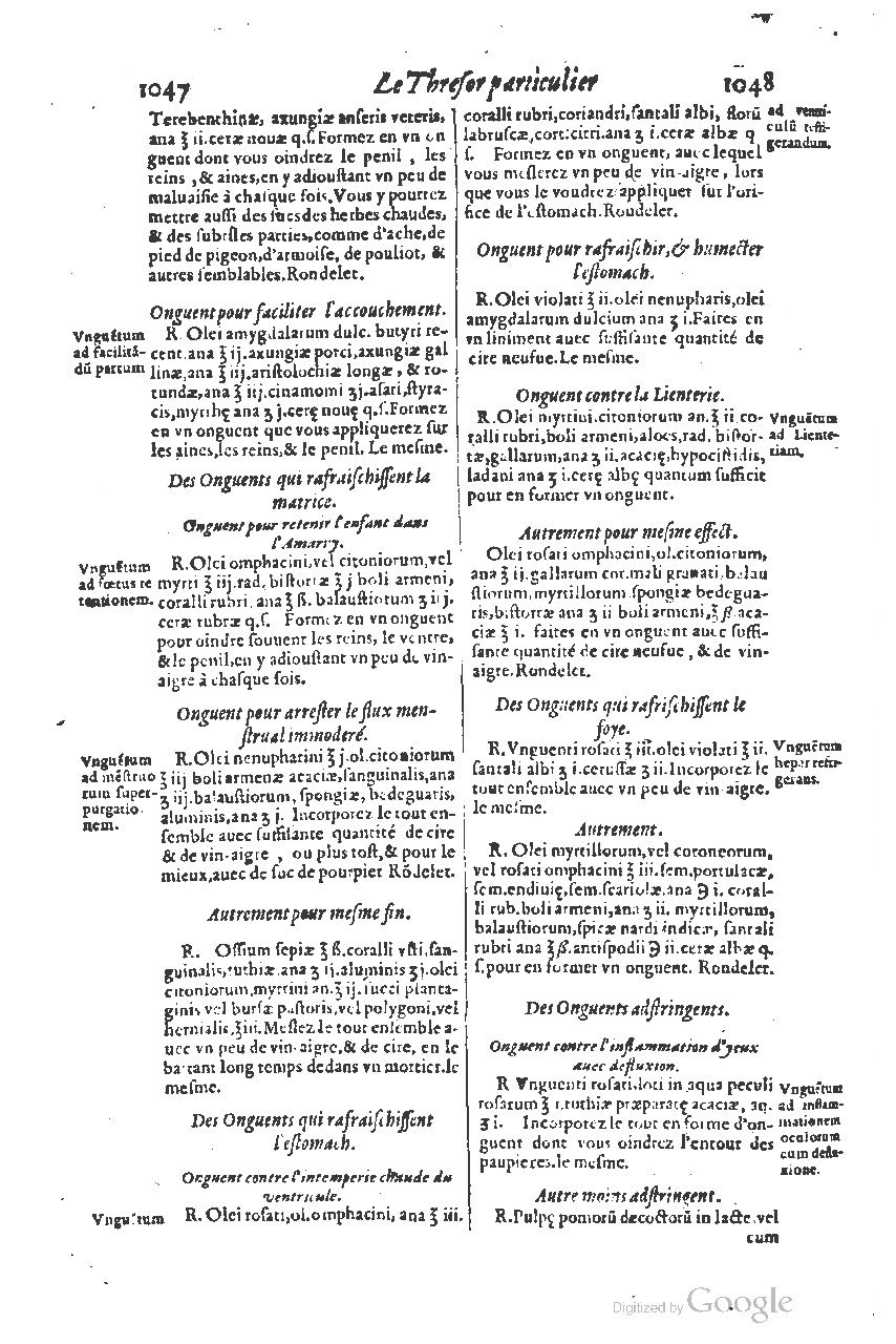 1616 - Étienne Gamonet - Grand trésor ou dispensaire - BSB Munich