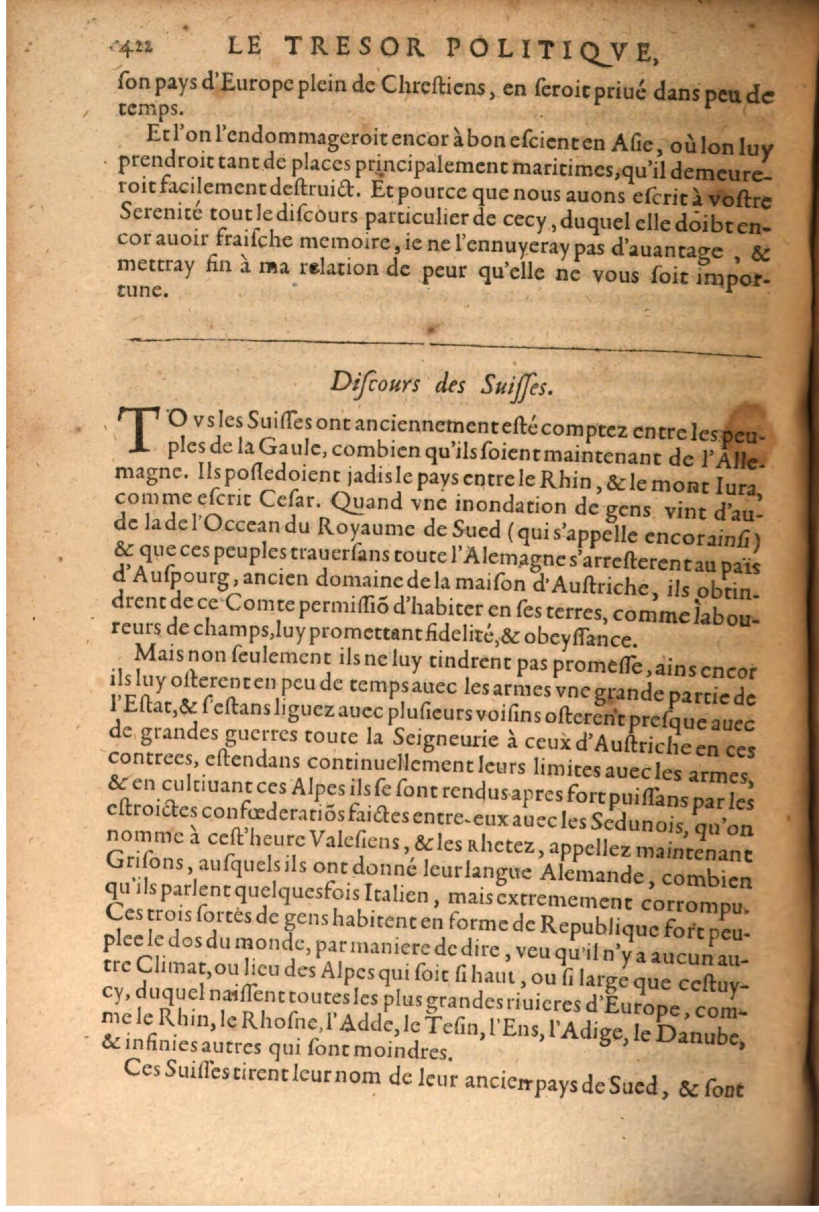 1608 - Pierre Chevalier - Trésor politique - BSB Munich