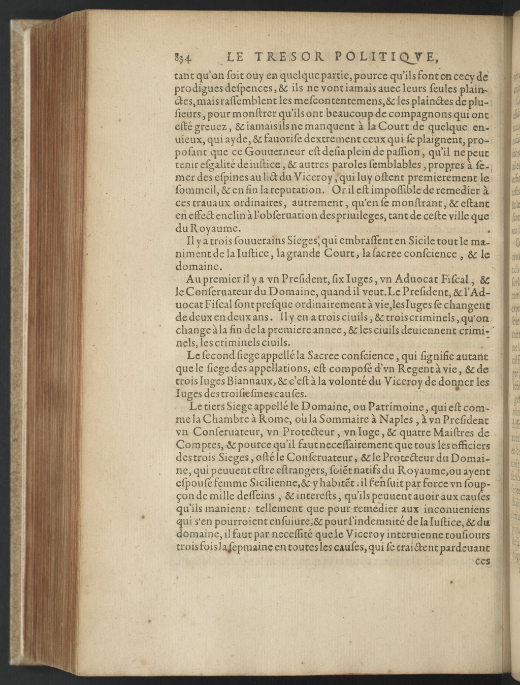 1608 - Nicolas Du Fossé - Trésor politique - BnF Tolbiac