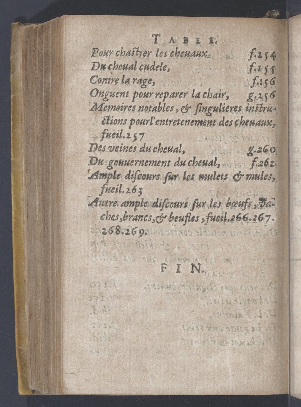 1619 - Pierre Rigaud - Trésor des bêtes chevalines - BnF 1619 - Pierre Rigaud - Trésor des bêtes chevalines - BnF