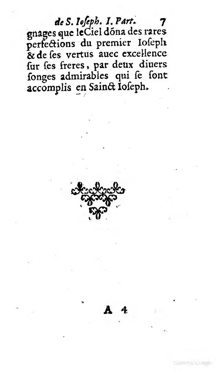 1646 - Jean Piot - Trésor inestimable de Saint-Joseph - BNC Rome