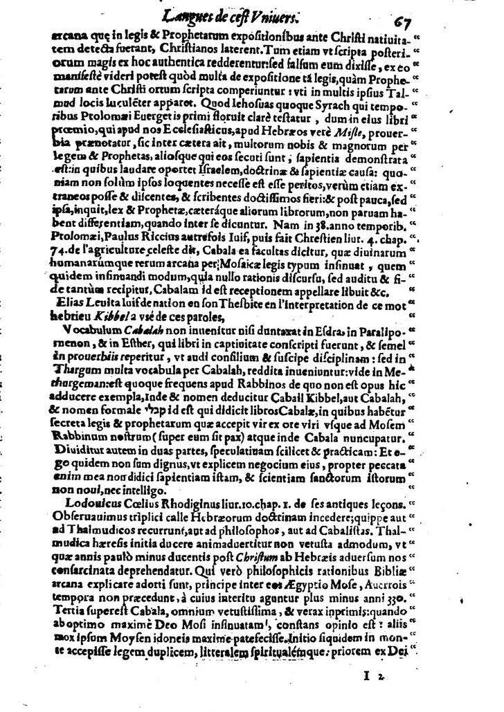 1613 - Matthieu Berjon - Trésor de l’histoire des langues de cet univers - BM Lyon