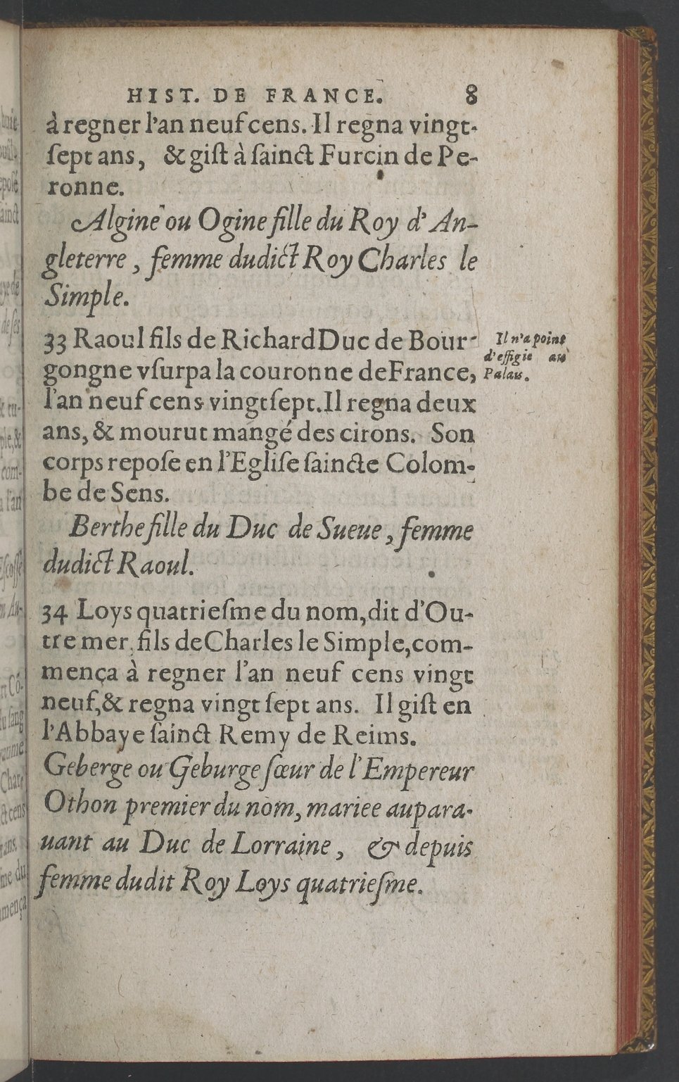 1603 - Galiot Corrozet - Trésor des histoires de France - BnF Tolbiac