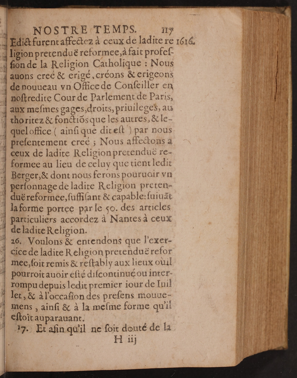 1626 - Joseph Bouillerot - Trésor de l’histoire générale de notre temps - BnF Arsenal