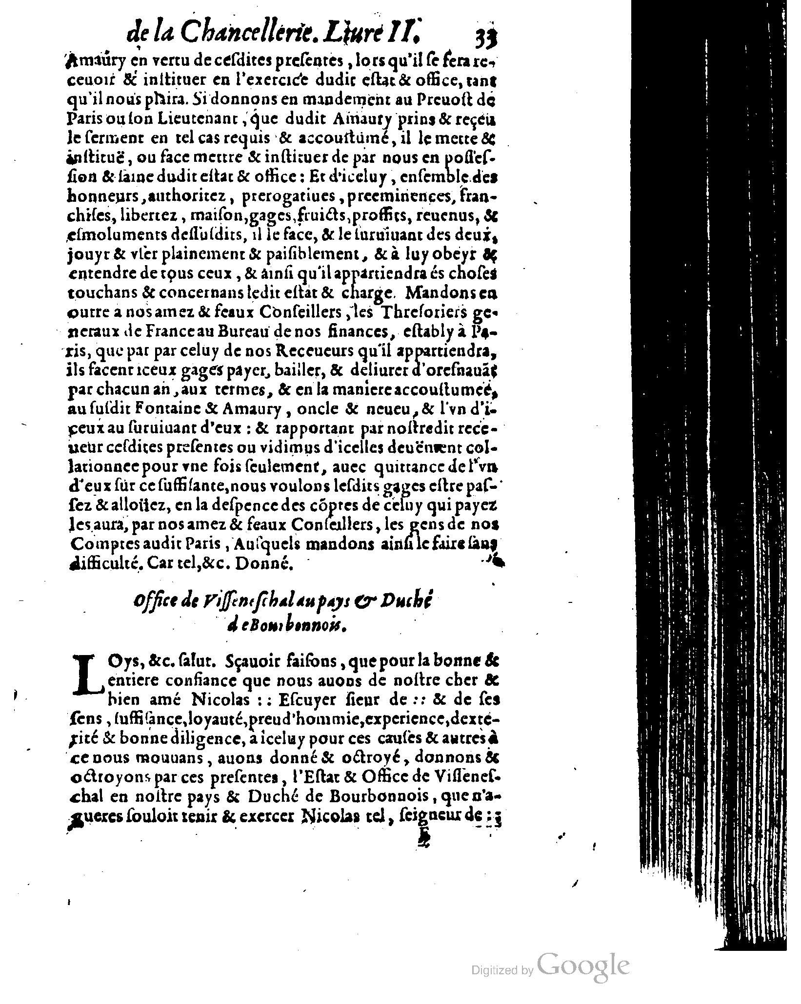 1614 - Jean Richer - Trésor du nouveau style et protocole de la chancellerie de France - BSB Munich