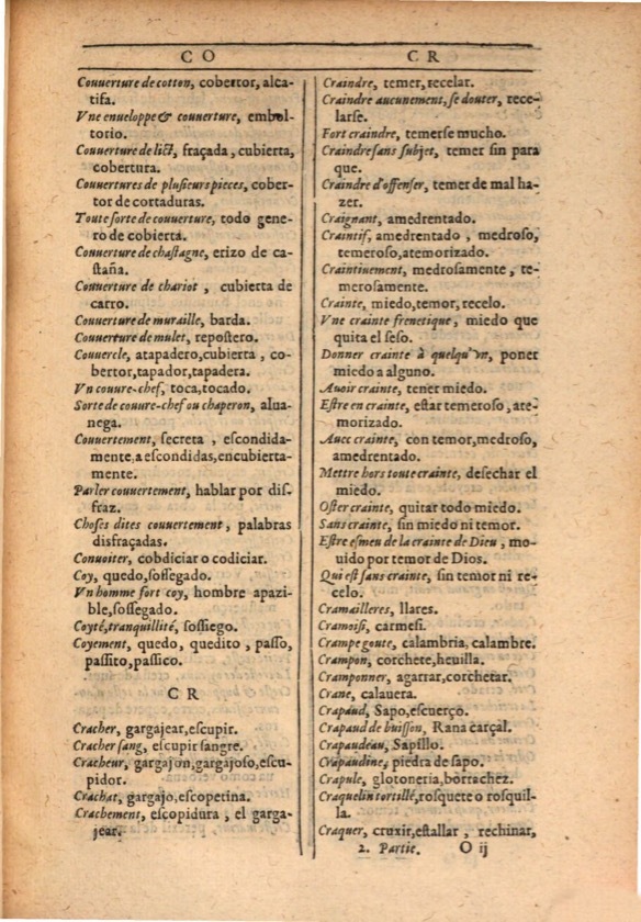 1607 - Marc Orry - Trésor des deux langues espagnole et française (Première et Seconde parties) - ÖNB Wien