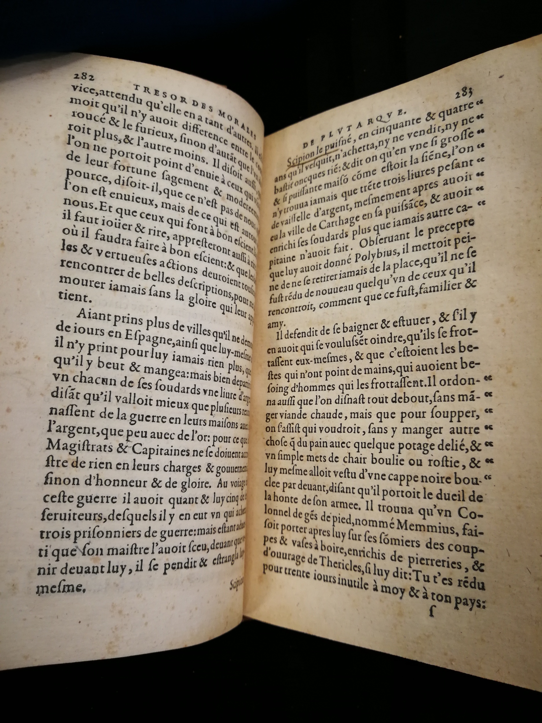 1577 - Jean Poupy - Trésor des morales de Plutarque - Les Méjanes, Aix-en-Provence 1577 - Jean Poupy - Trésor des morales de Plutarque - Les Méjanes, Aix-en-Provence