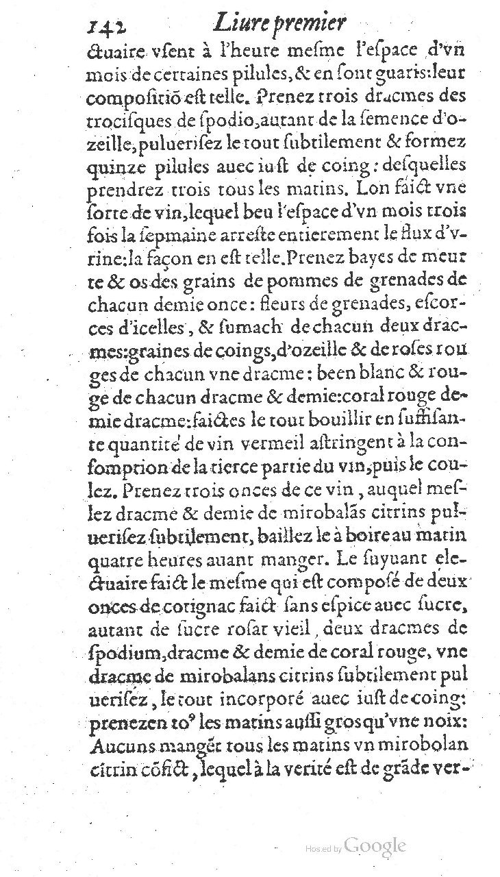 1585 - Jacques du Puis - Trésor des remèdes secrets pour les maladies des femmes - BnF