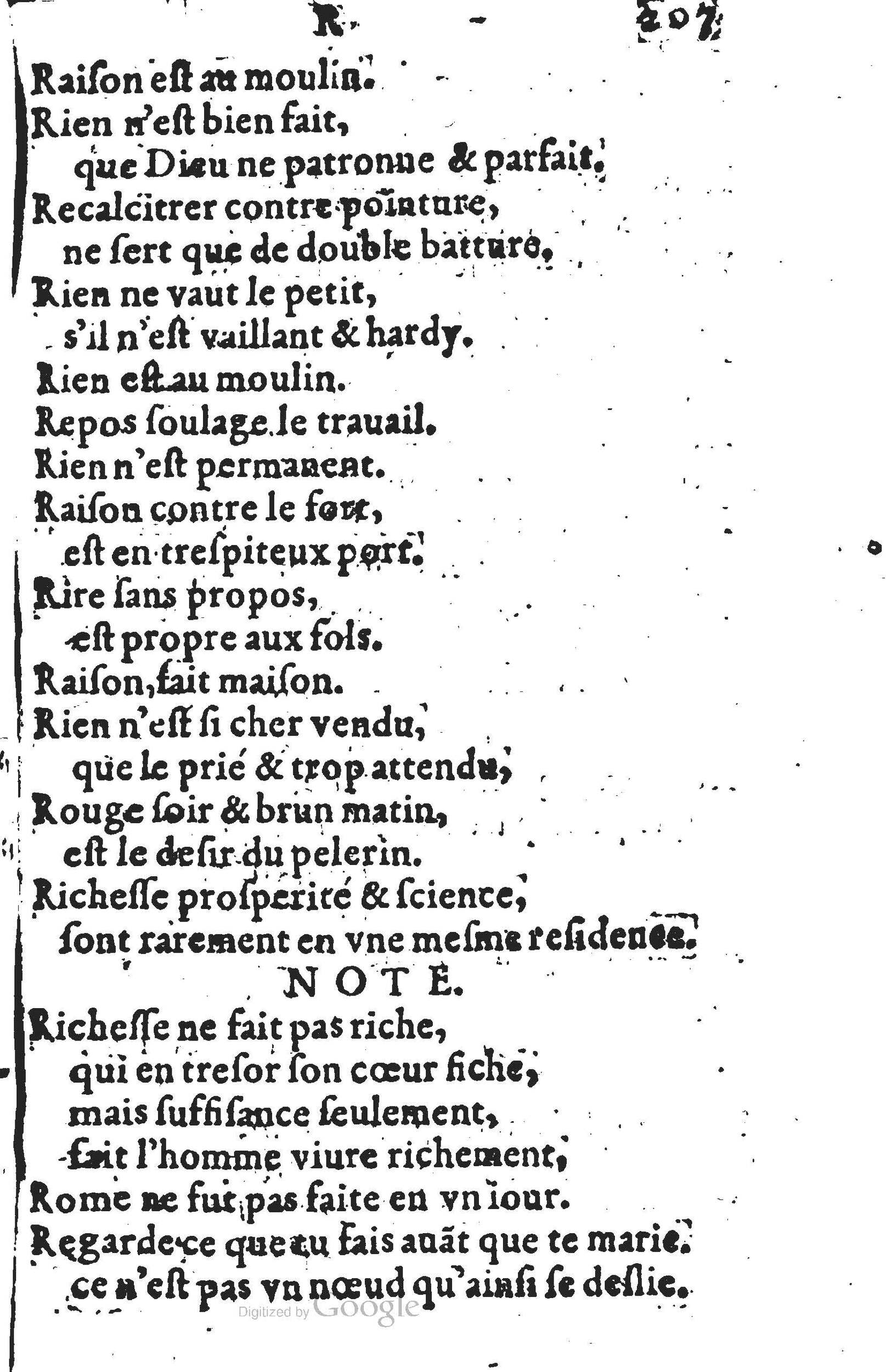 1578 - Nicolas Lescuyer - Trésor des sentences dorées - UGent
