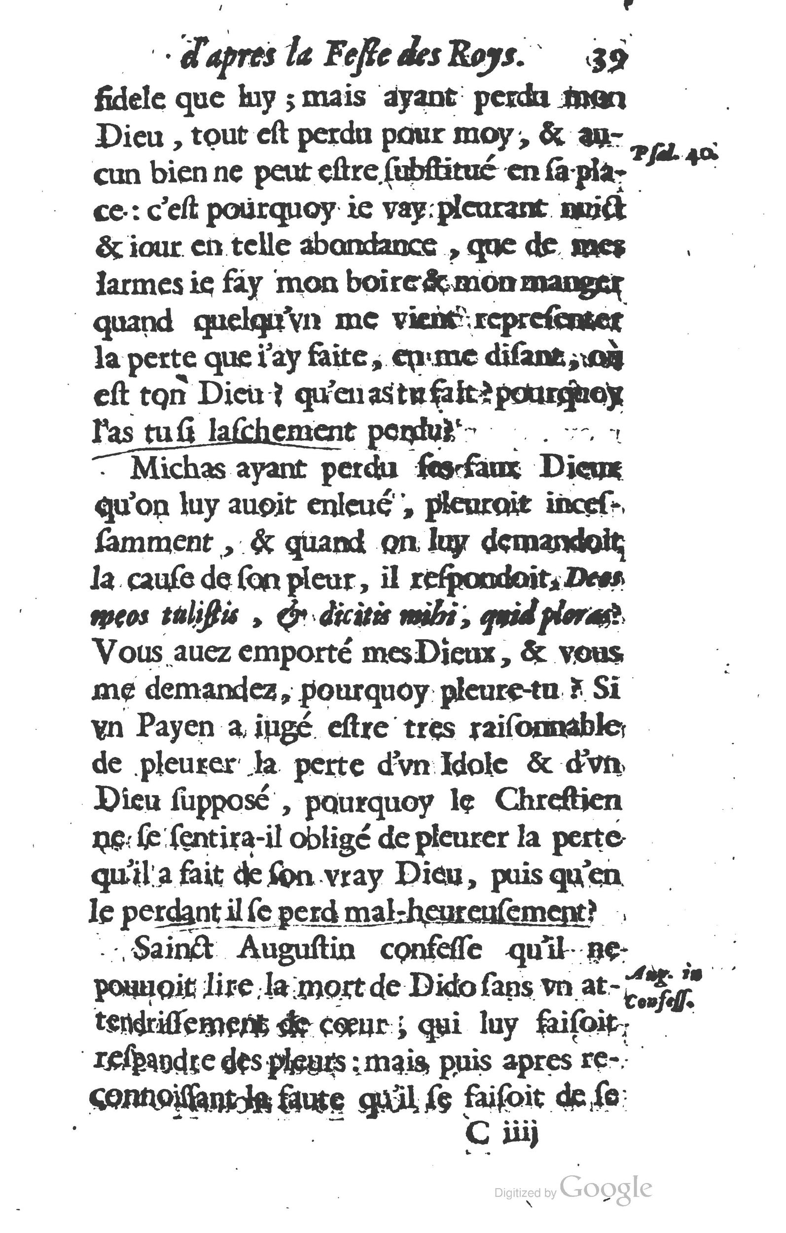 1629 - Manassés de Préaulx - Sermons ou Trésors de la piété chrétienne - BM Lyon